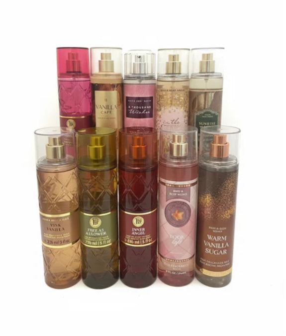 Bath & body works body mists