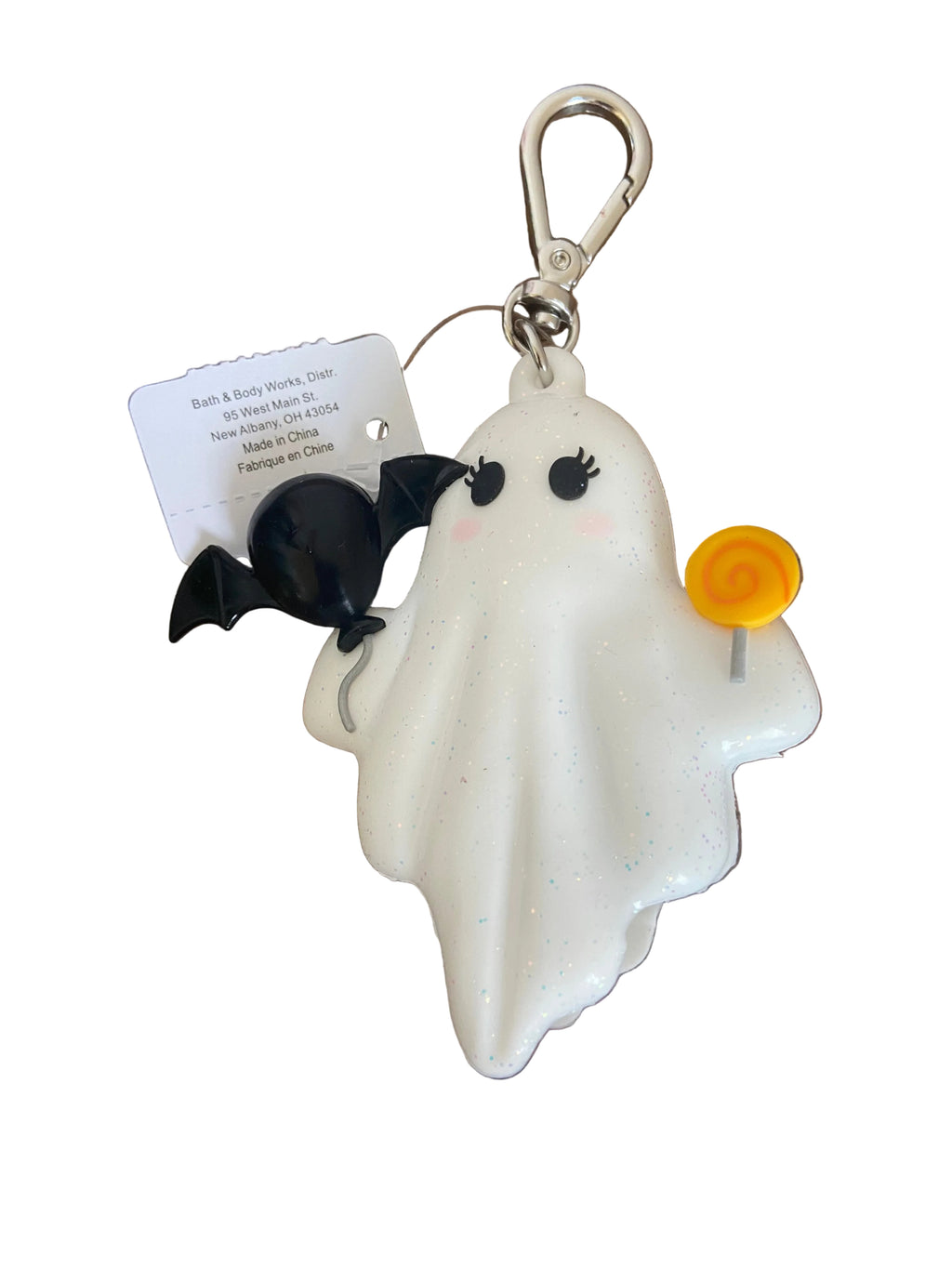 Bath & body works ghost with hat balloon Pocketbac holder