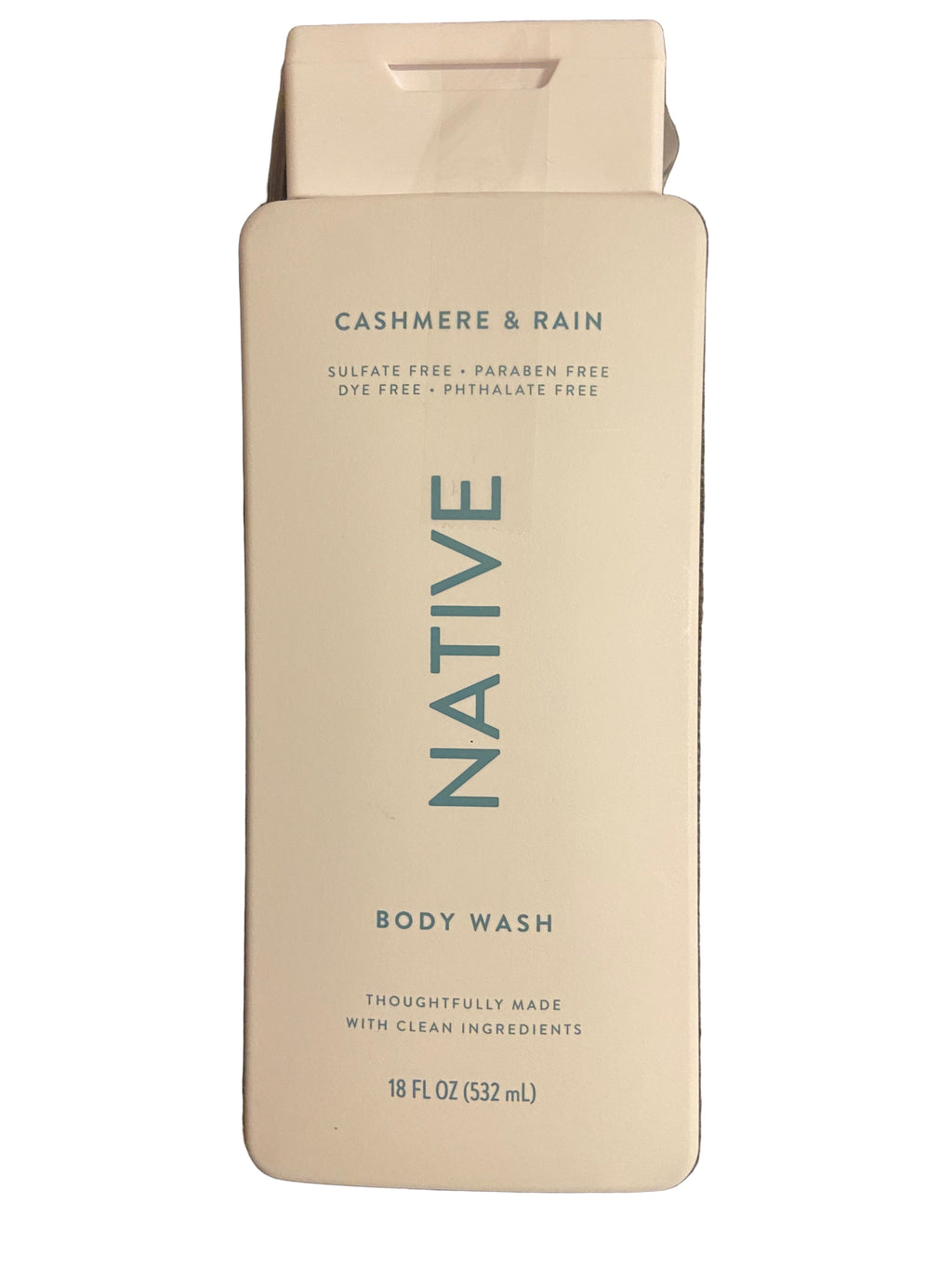 Native cashmere and rain body wash