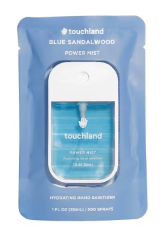 Touchland Blue sandalwood hand sanitizer
