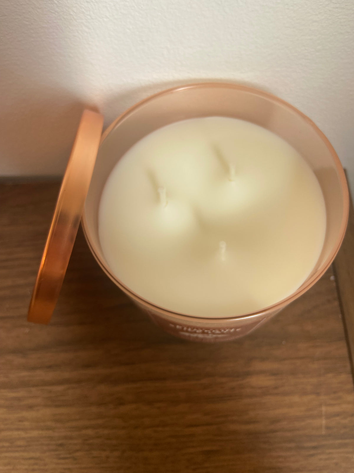 Bath & body works pumpkin spice latte 3 wick candle
