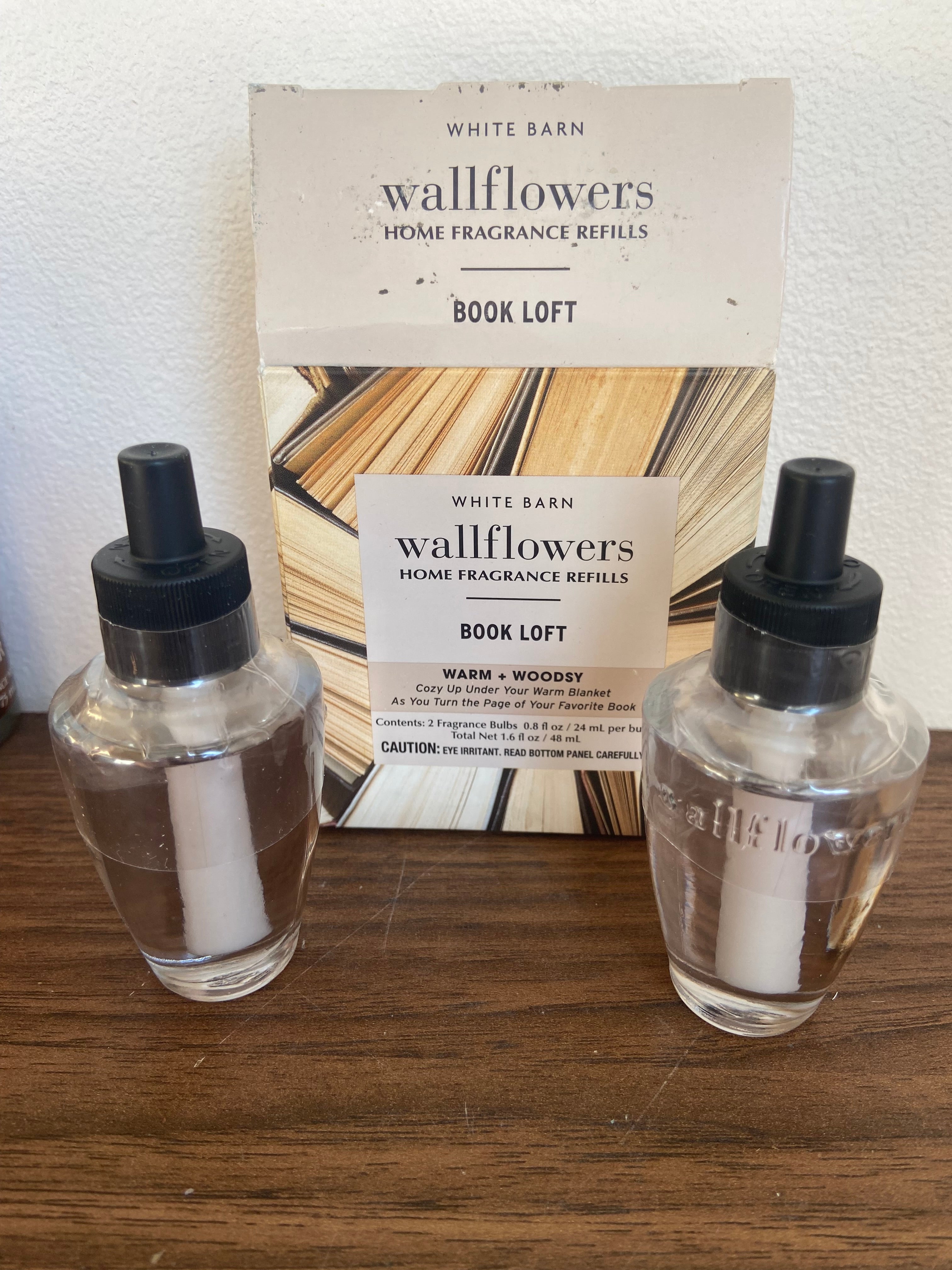 Bath & body works book loft wallflower refill duo pack
