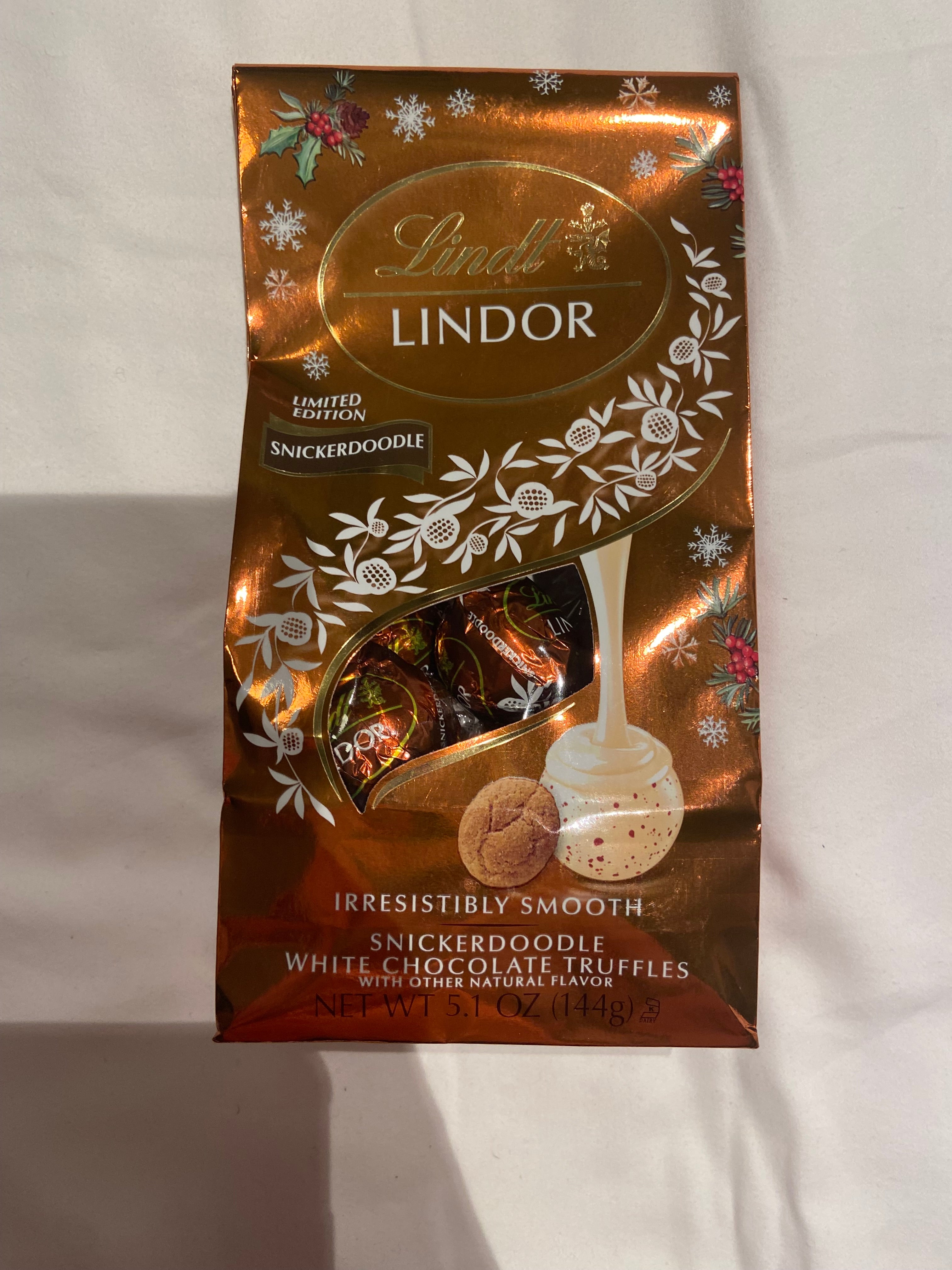 Lindor snickerdoodle chocolates