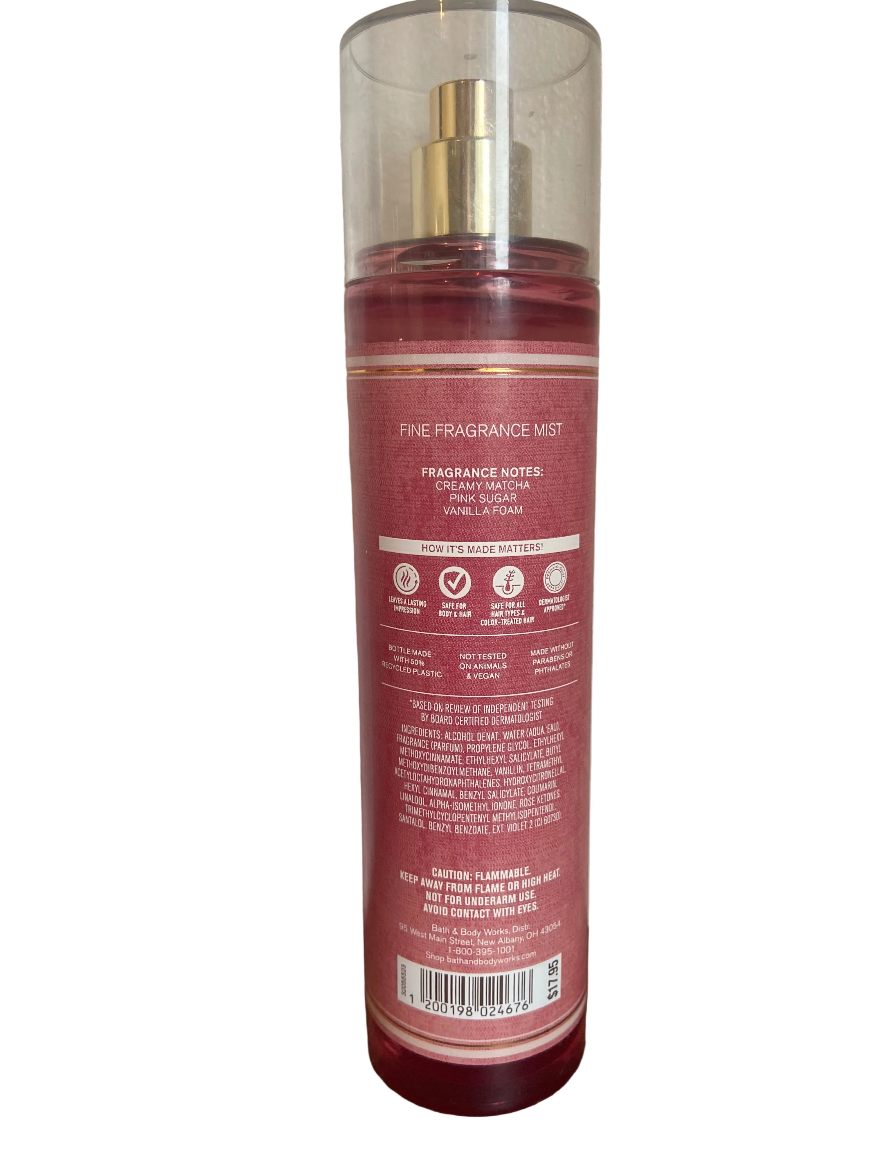 Bath & Body Works Pink Matcha latte body mist
