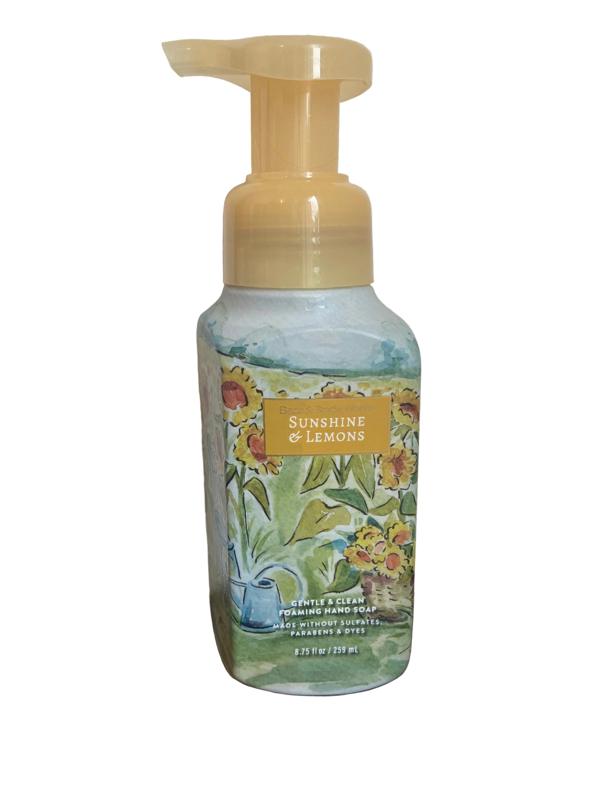 Bath & body works sunshine and lemons foaming hand soap