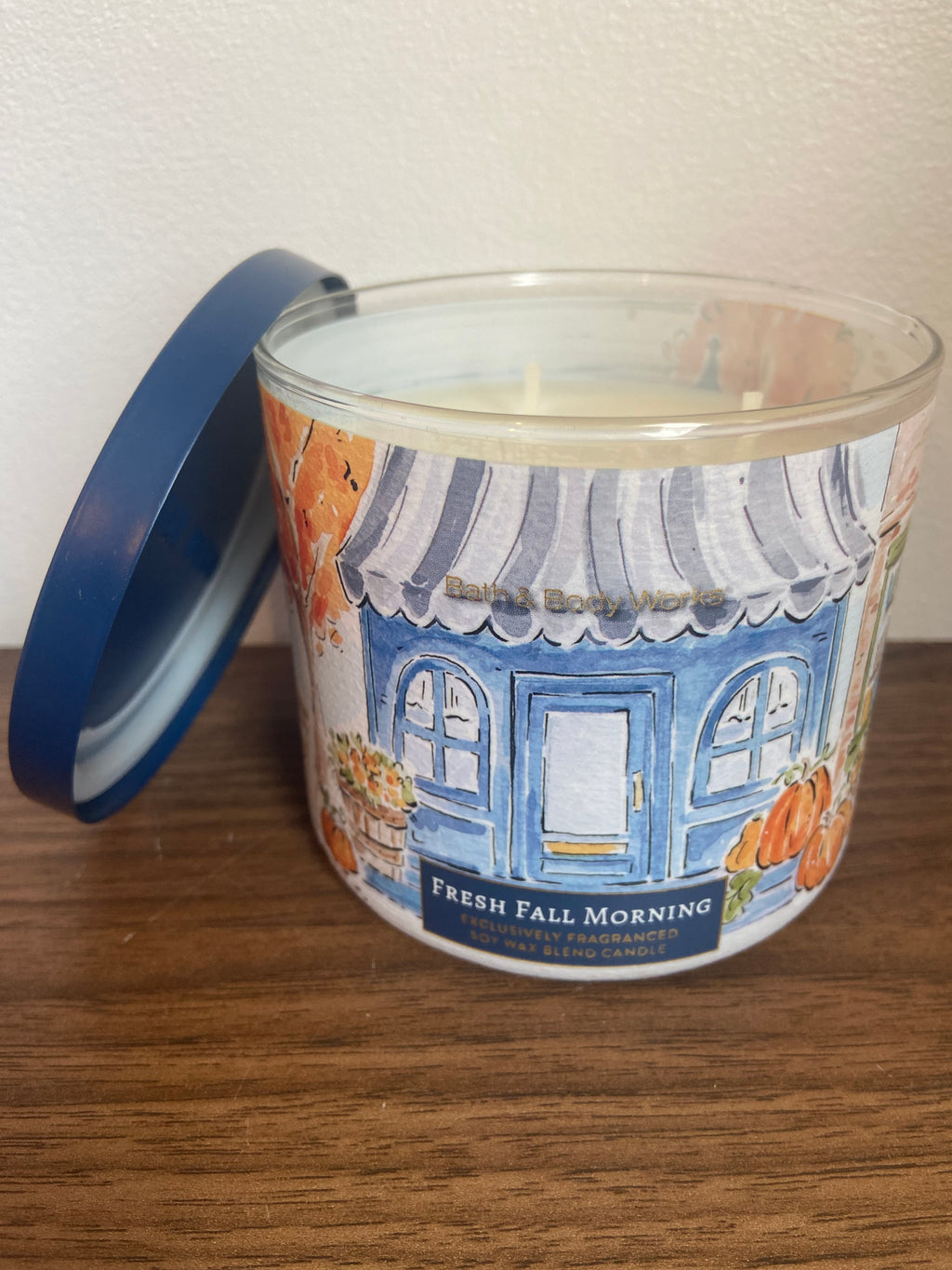 Bath & body works Fresh Fall morning 3 wick candle