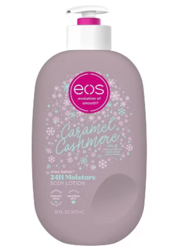 eos Caramel cashmere body lotion