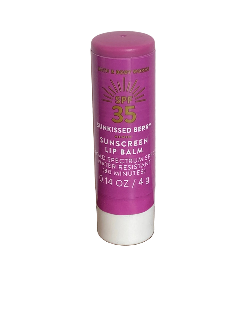 Bath & Body Works Sun-kissed berry sunscreen lip balm SPF 35