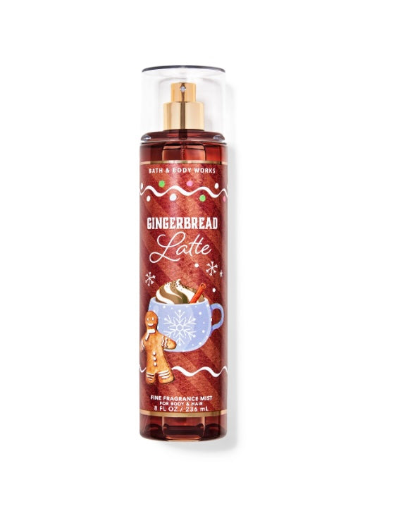 Bath & body works gingerbread latte body mist