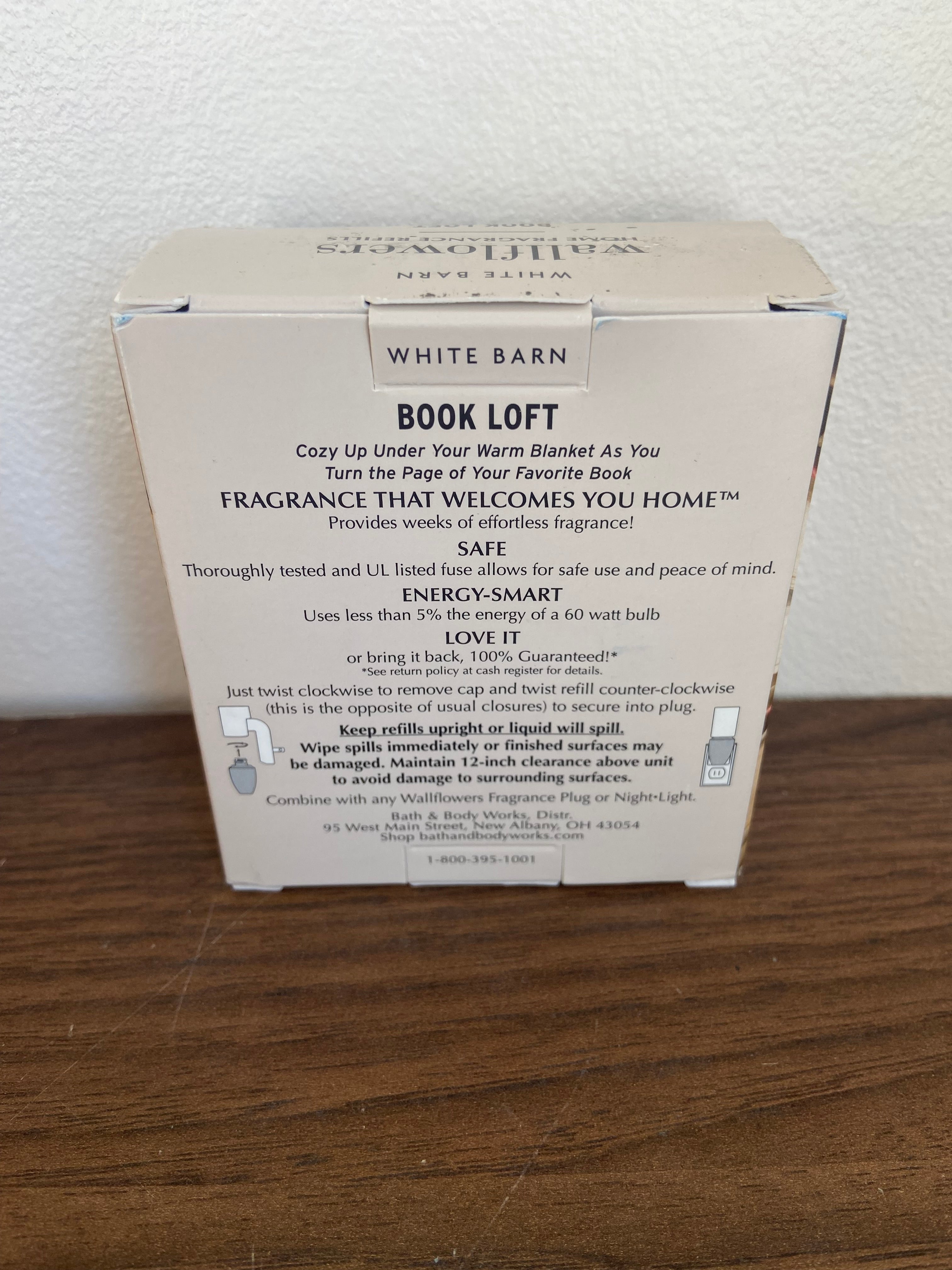Bath & body works book loft wallflower refill duo pack