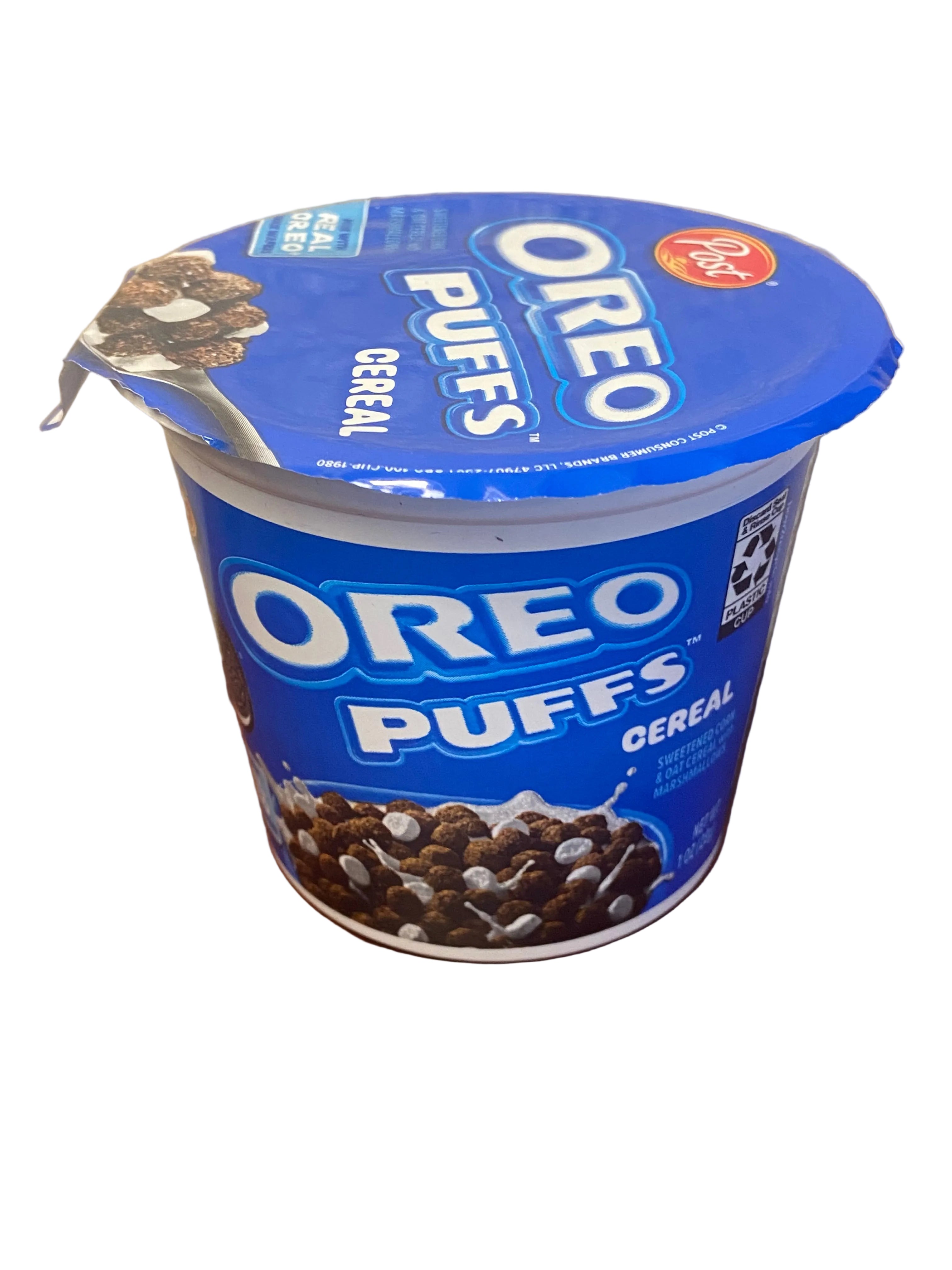 Oreo Puffs cereal single serving cup