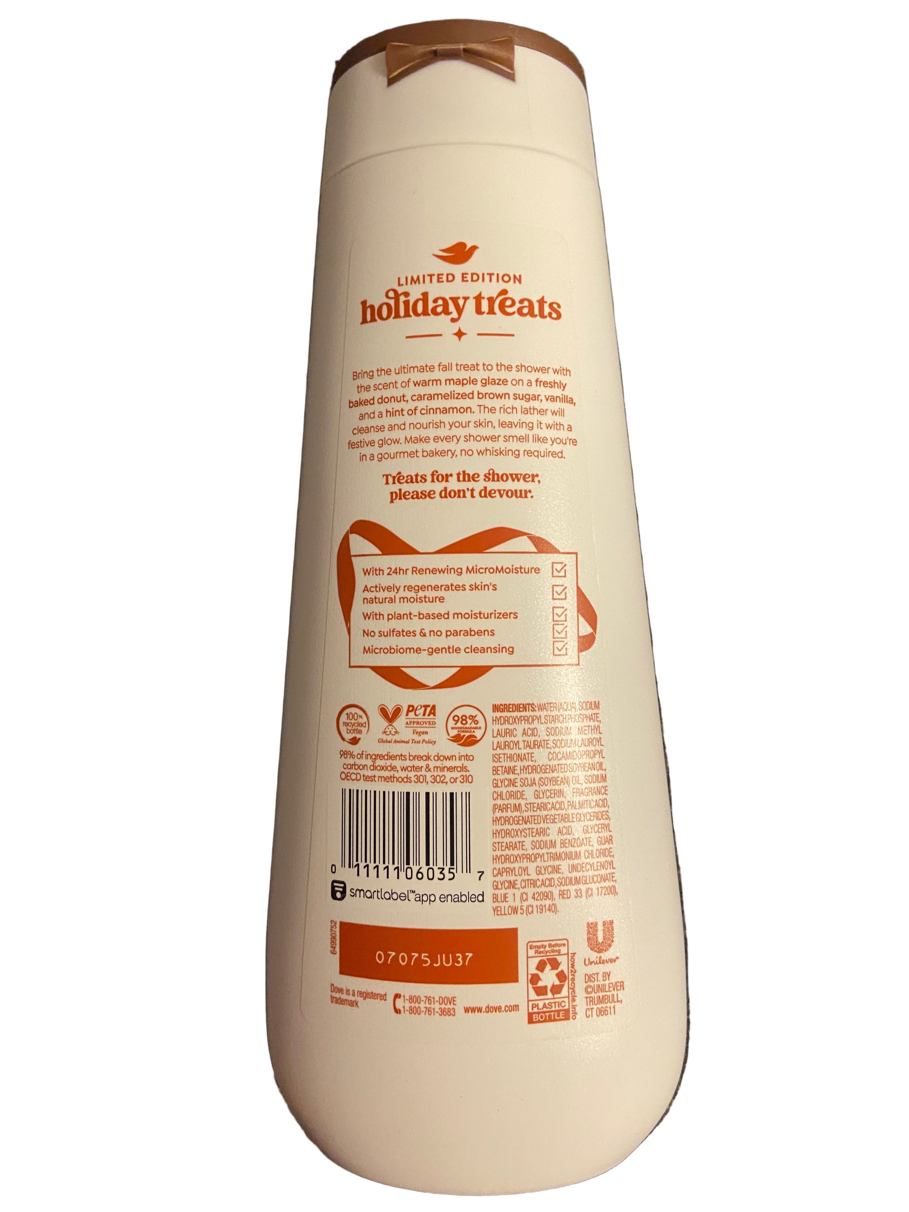 Dove maple glazed donut body wash