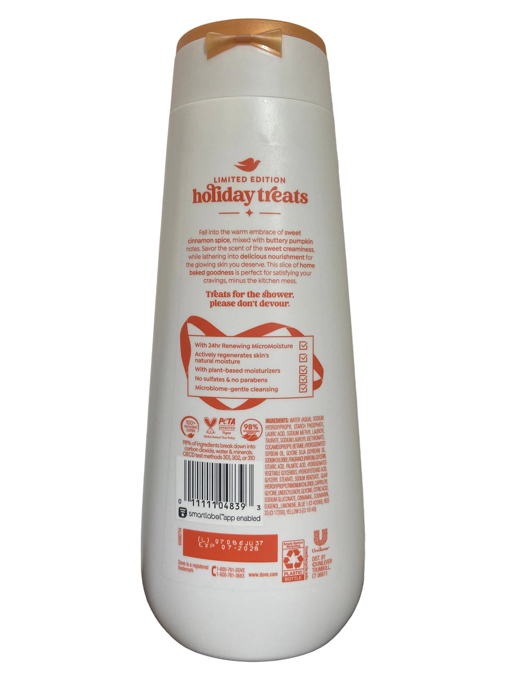 Dove cinnamon pumpkin body wash