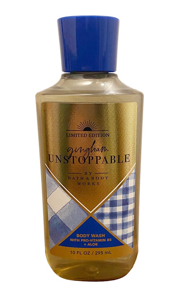 Bath & body works gingham unstoppable body wash