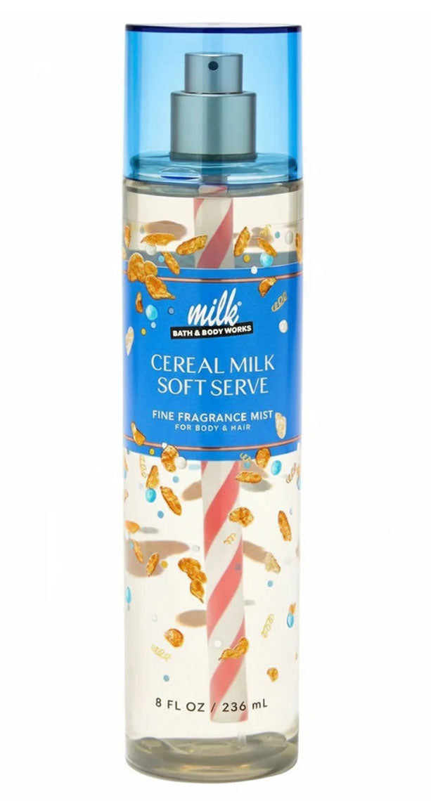 Bath & body works cereal milk soft serve body mist