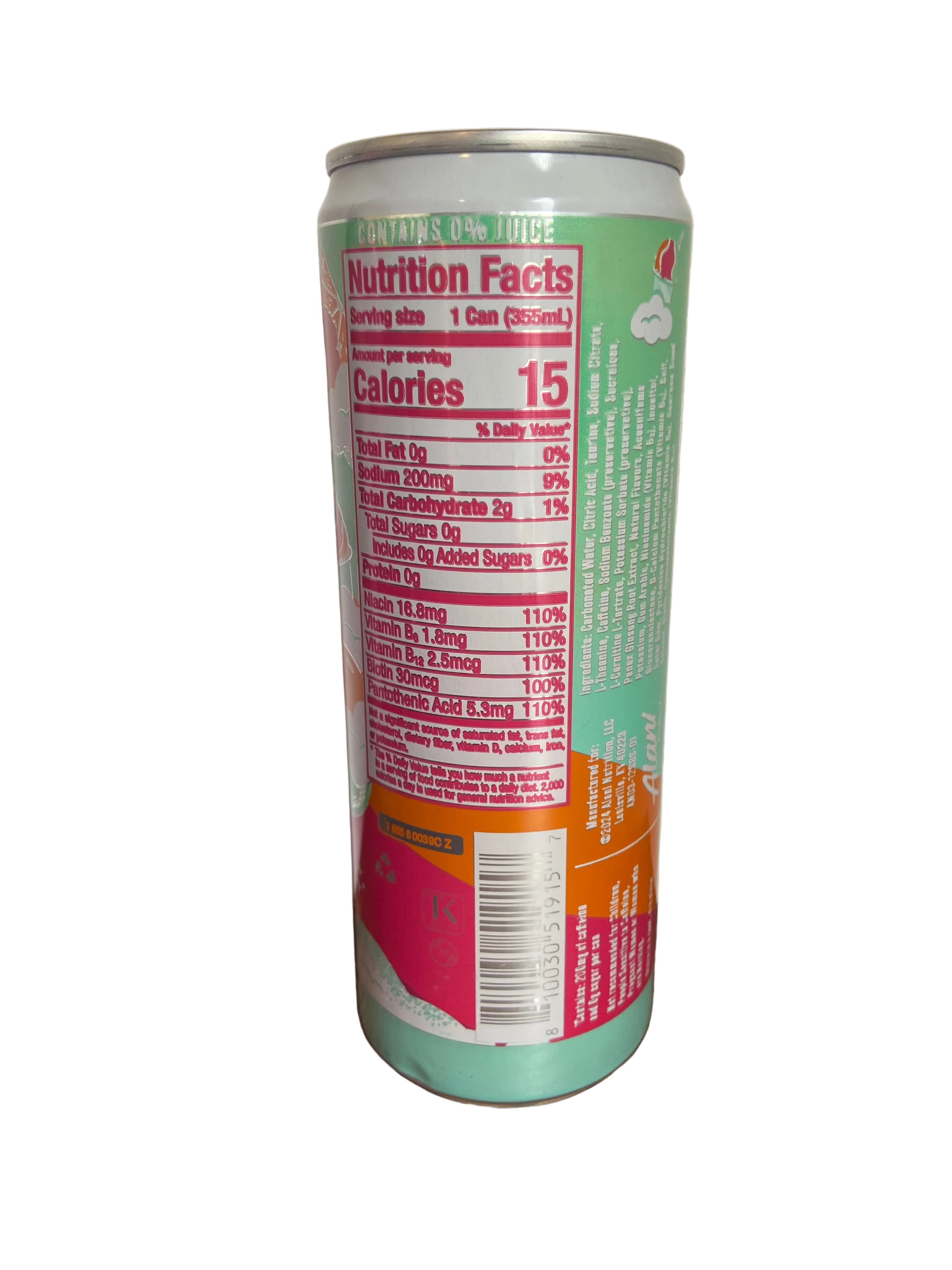 Alani Sherbet Swirl drink