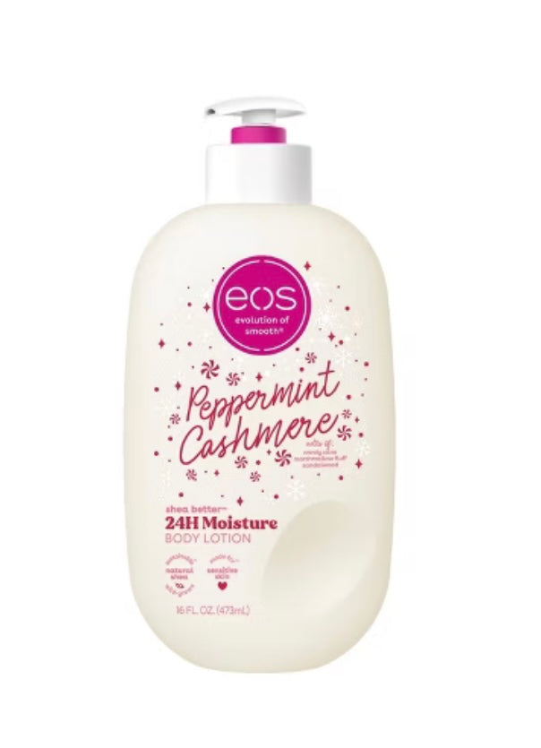 eos Peppermint cashmere body lotion
