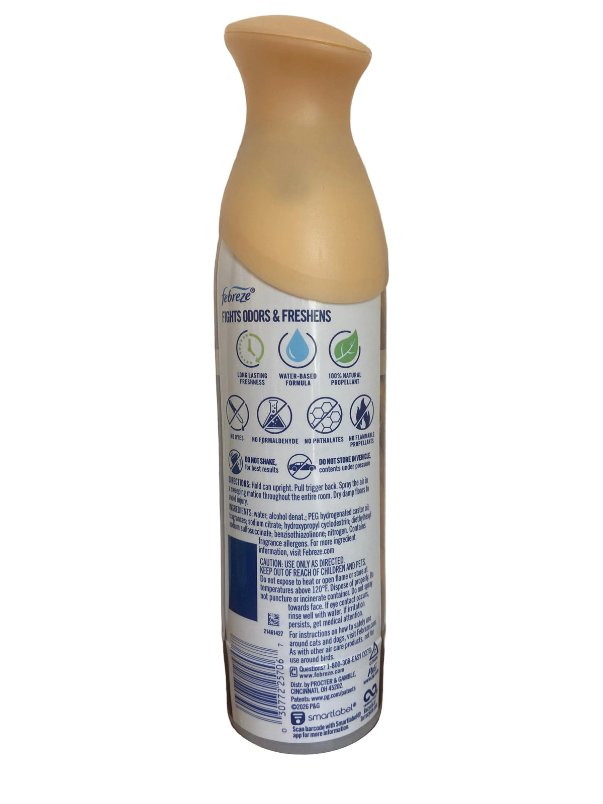 Febreze fresh baked vanilla air freshener