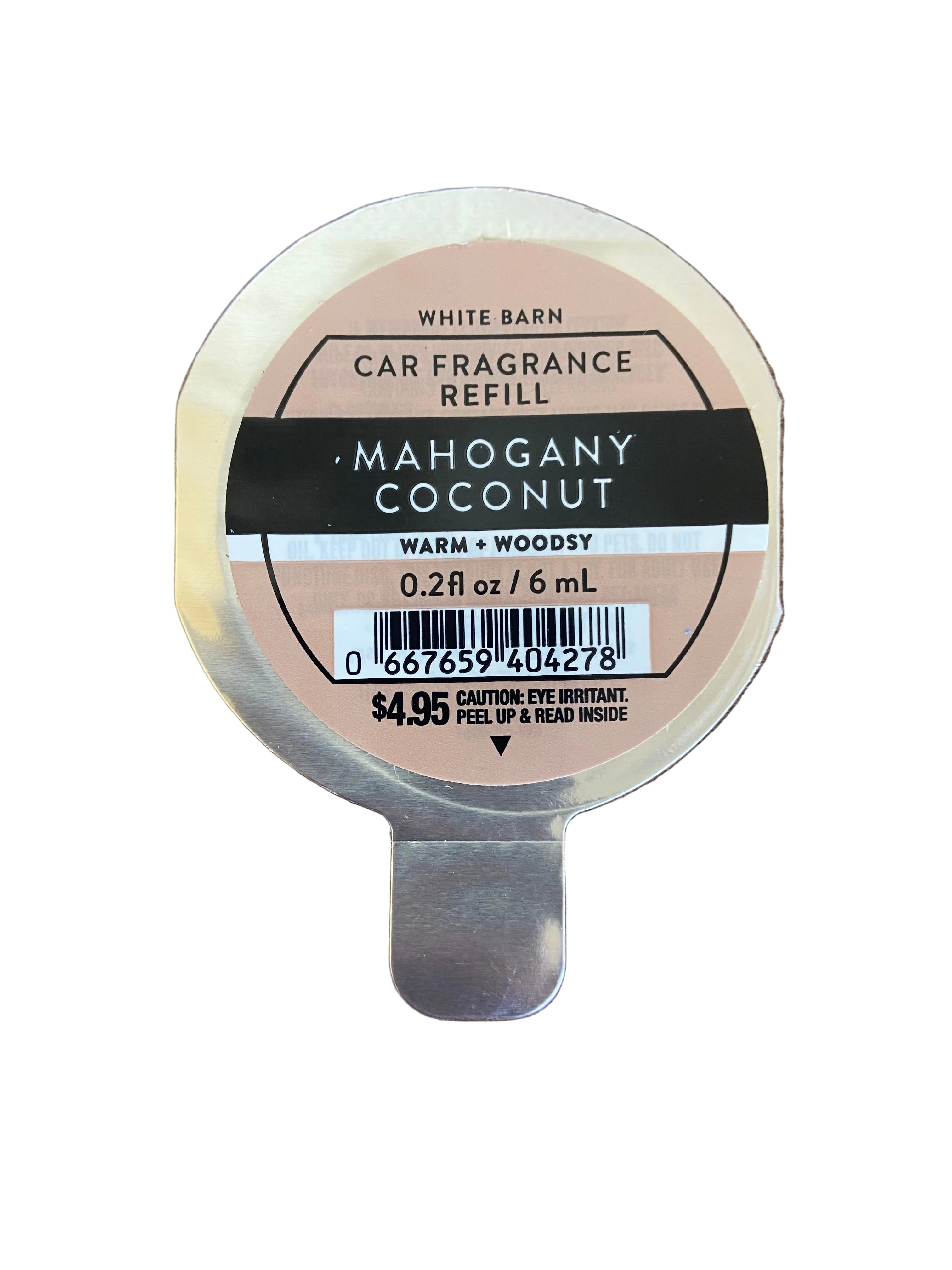 Bath & body works Mahogany coconut car fragrance refill