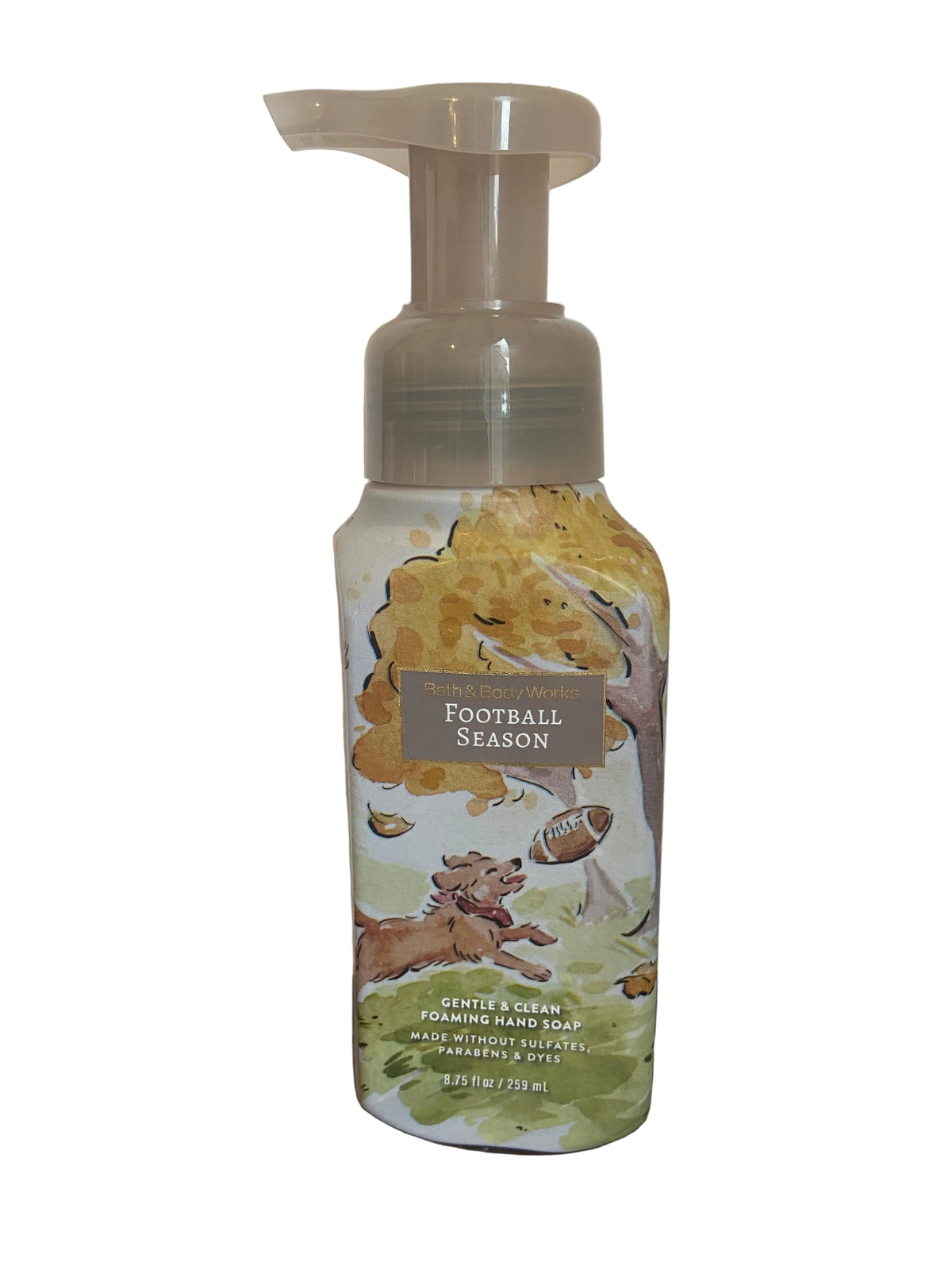 Bath & body works football season foaming hand soap
