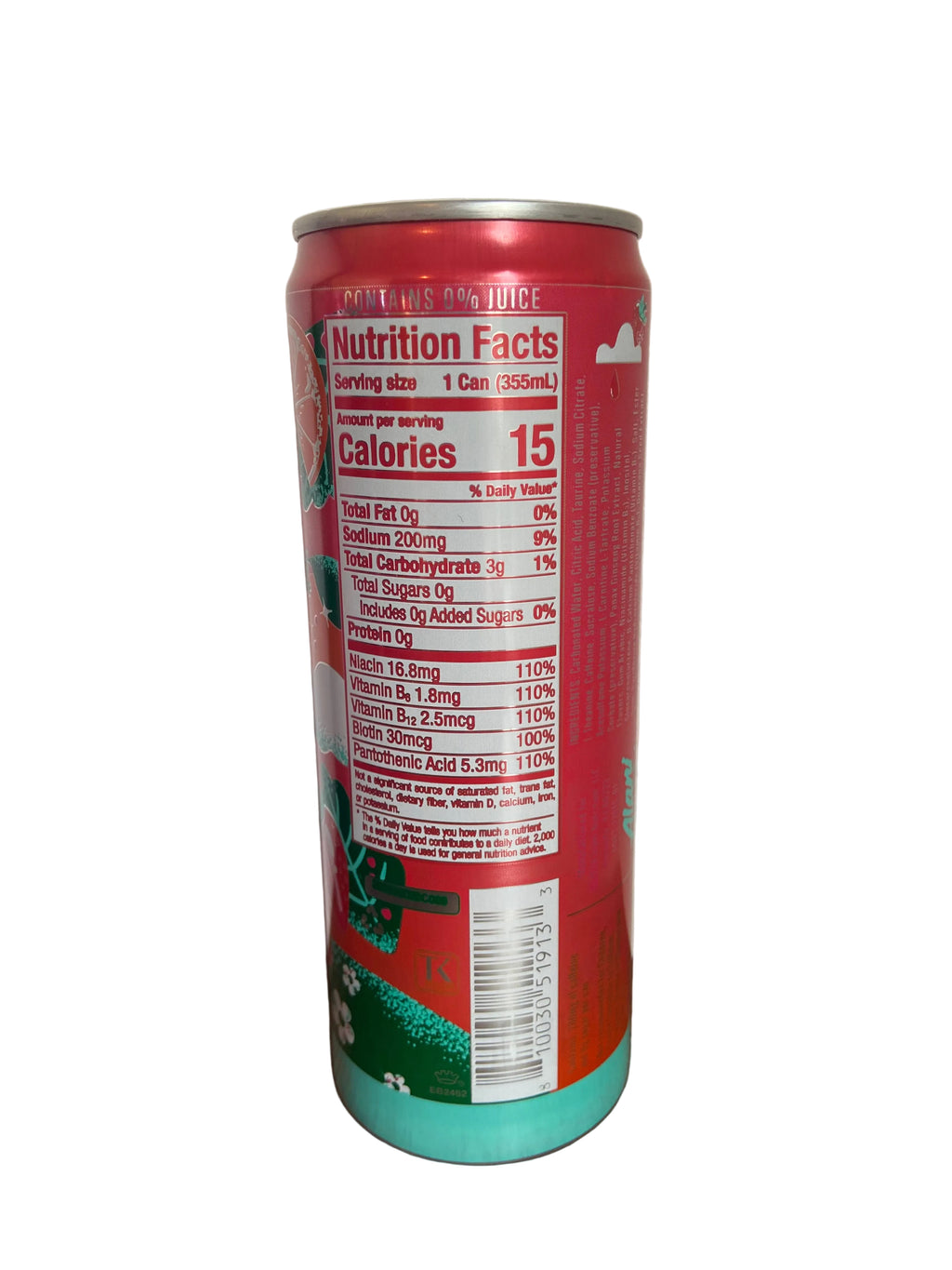 Alani Strawberry Sunrise drink