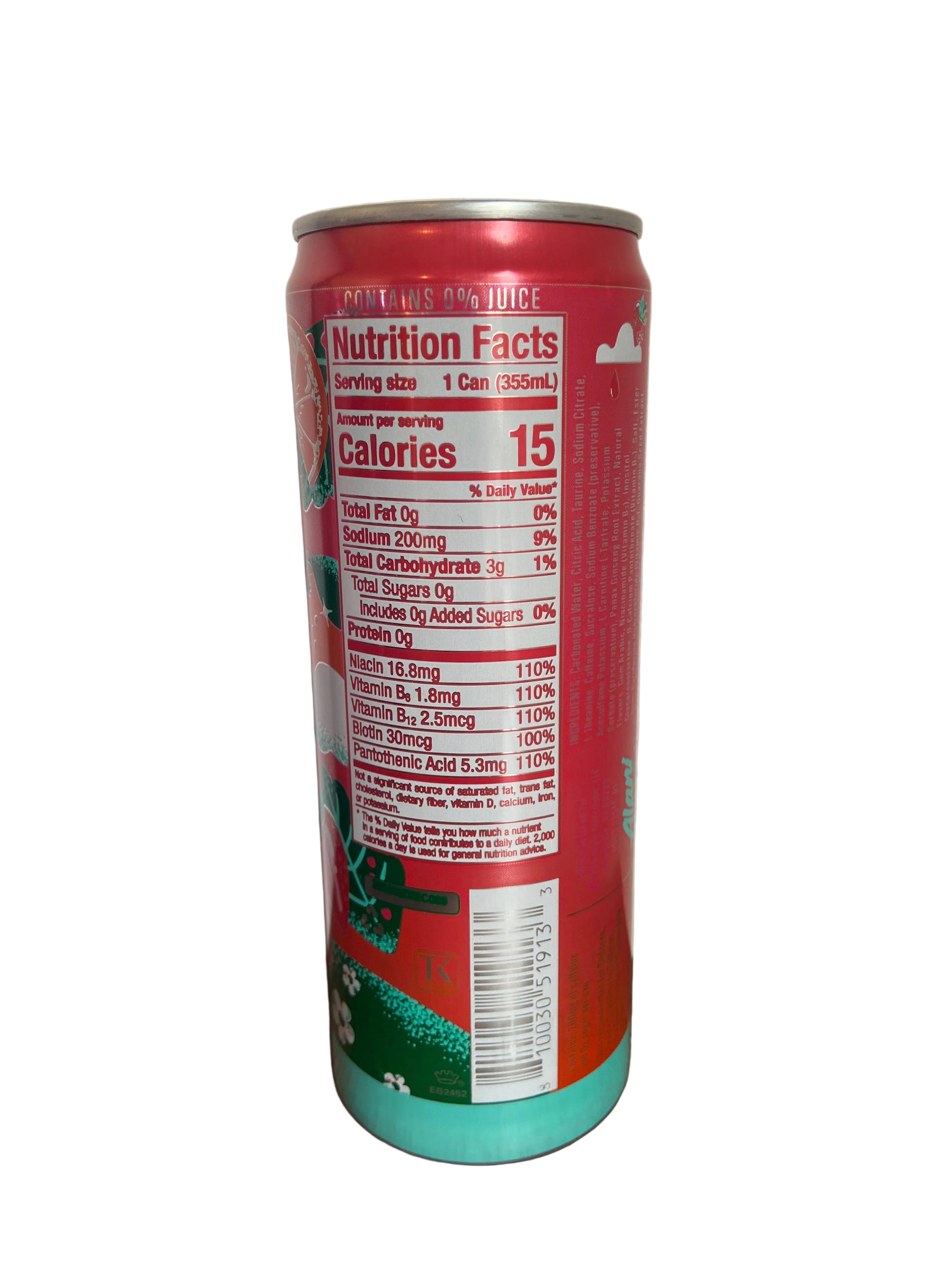 Alani Strawberry Sunrise drink