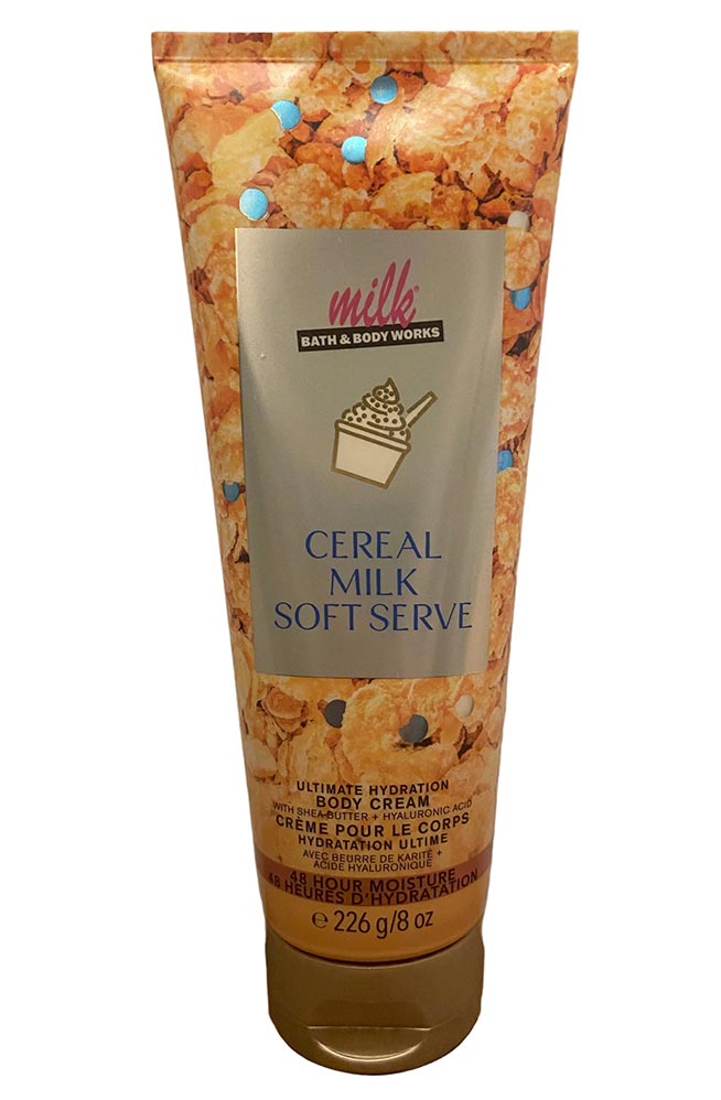 Bath & body works cereal milk soft serve body cream
