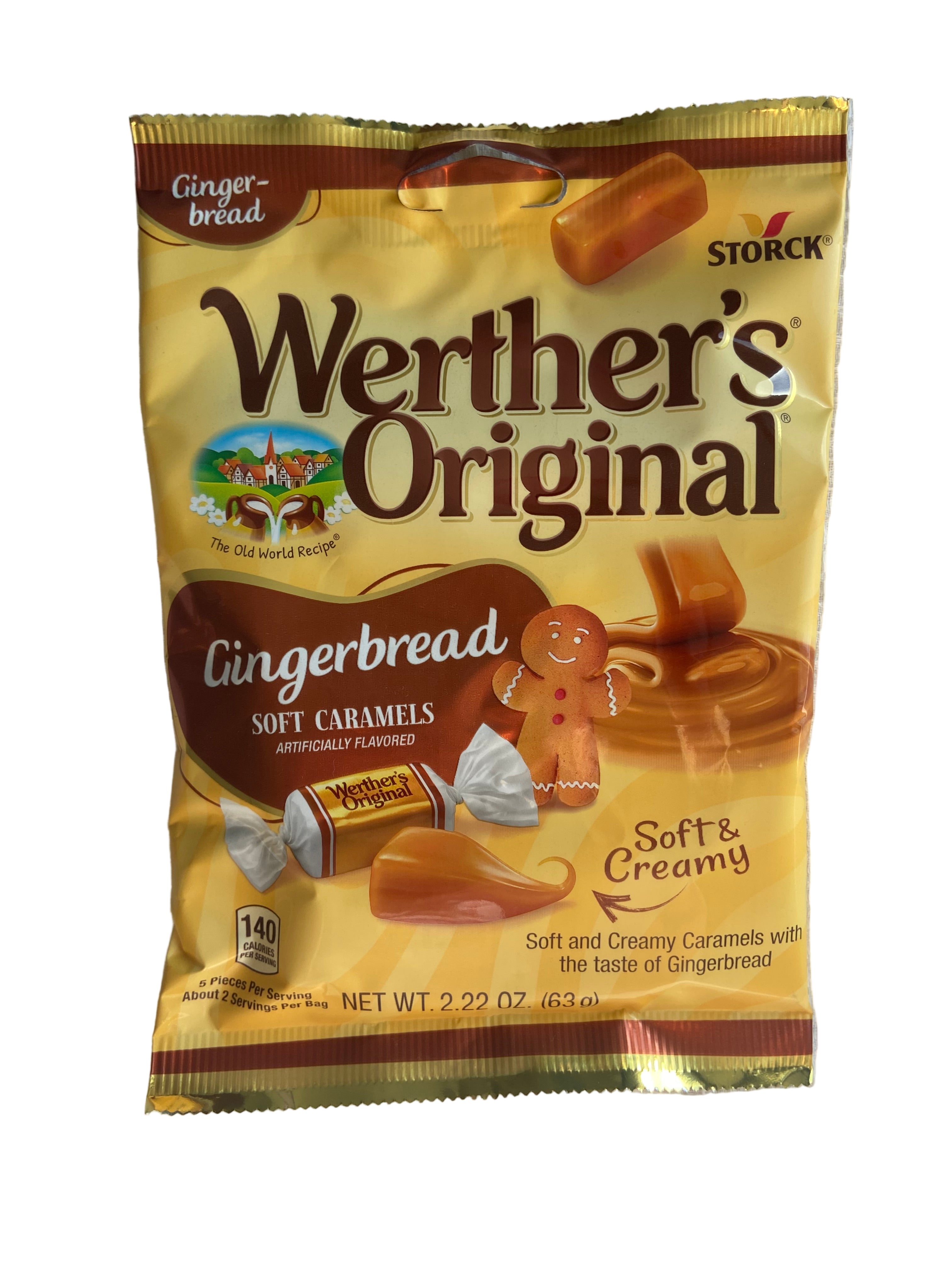 Werther’s original gingerbread soft caramels 63g