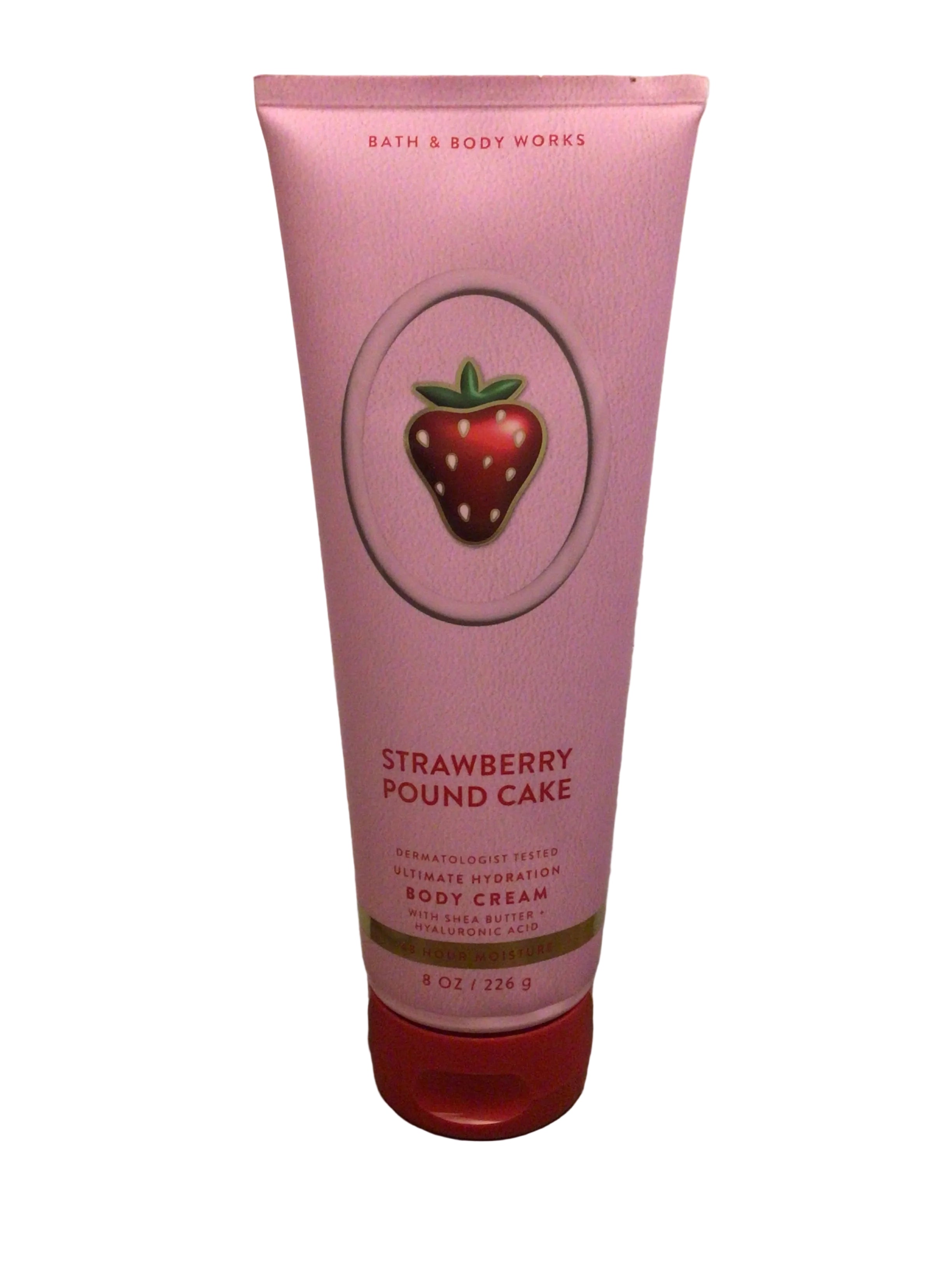 Bath & body works strawberry pound cake body cream