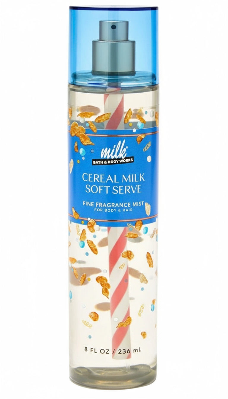 Bath & body works cereal milk soft serve body mist