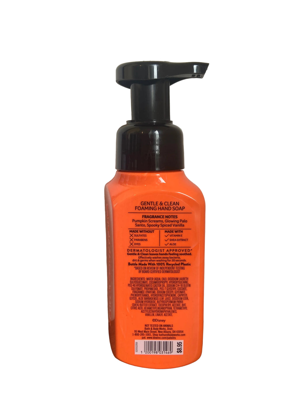Bath & body works Nightmare Before Christmas Jack Skellington foaming hand soap