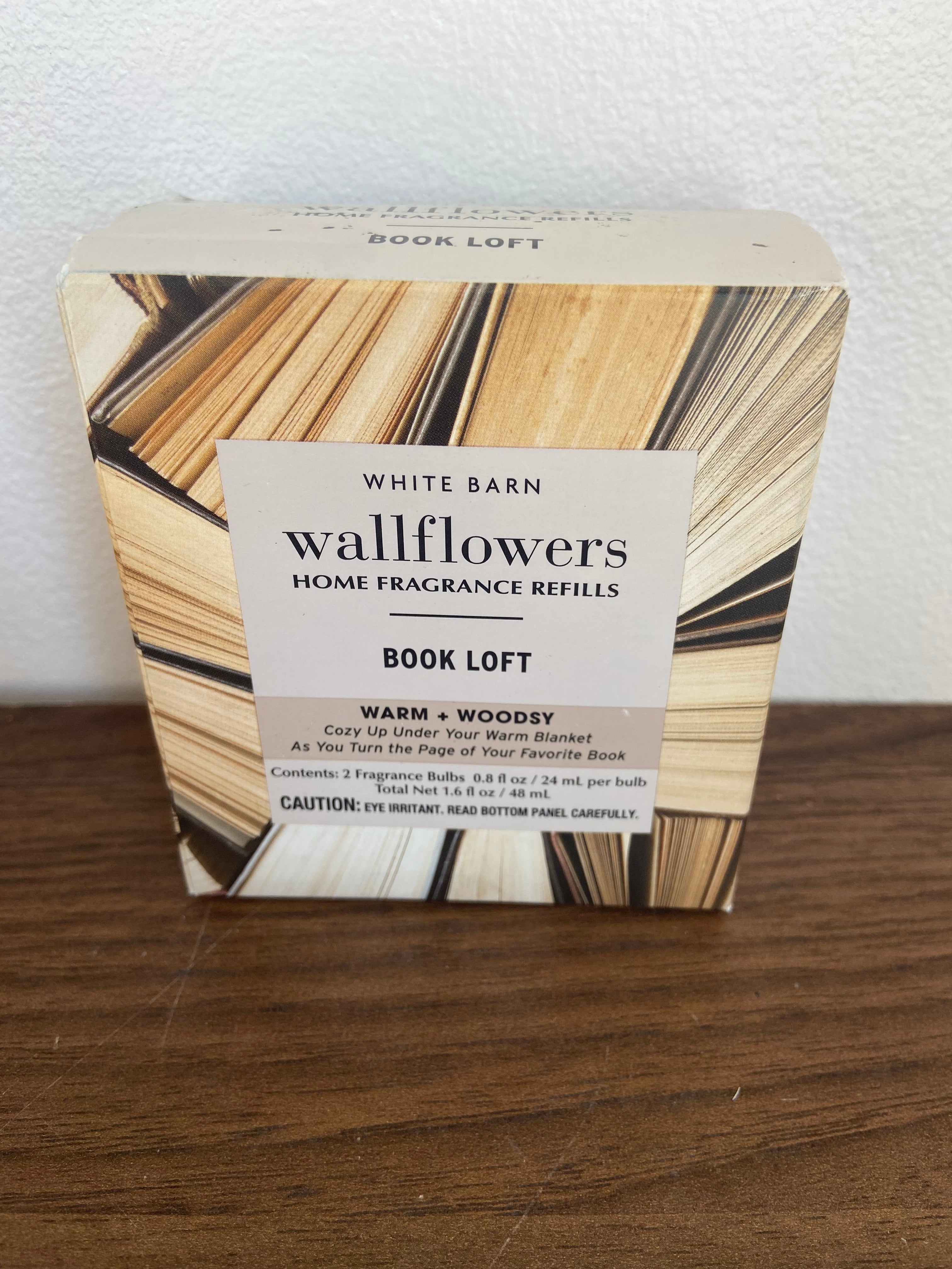 Bath & body works book loft wallflower refill duo pack