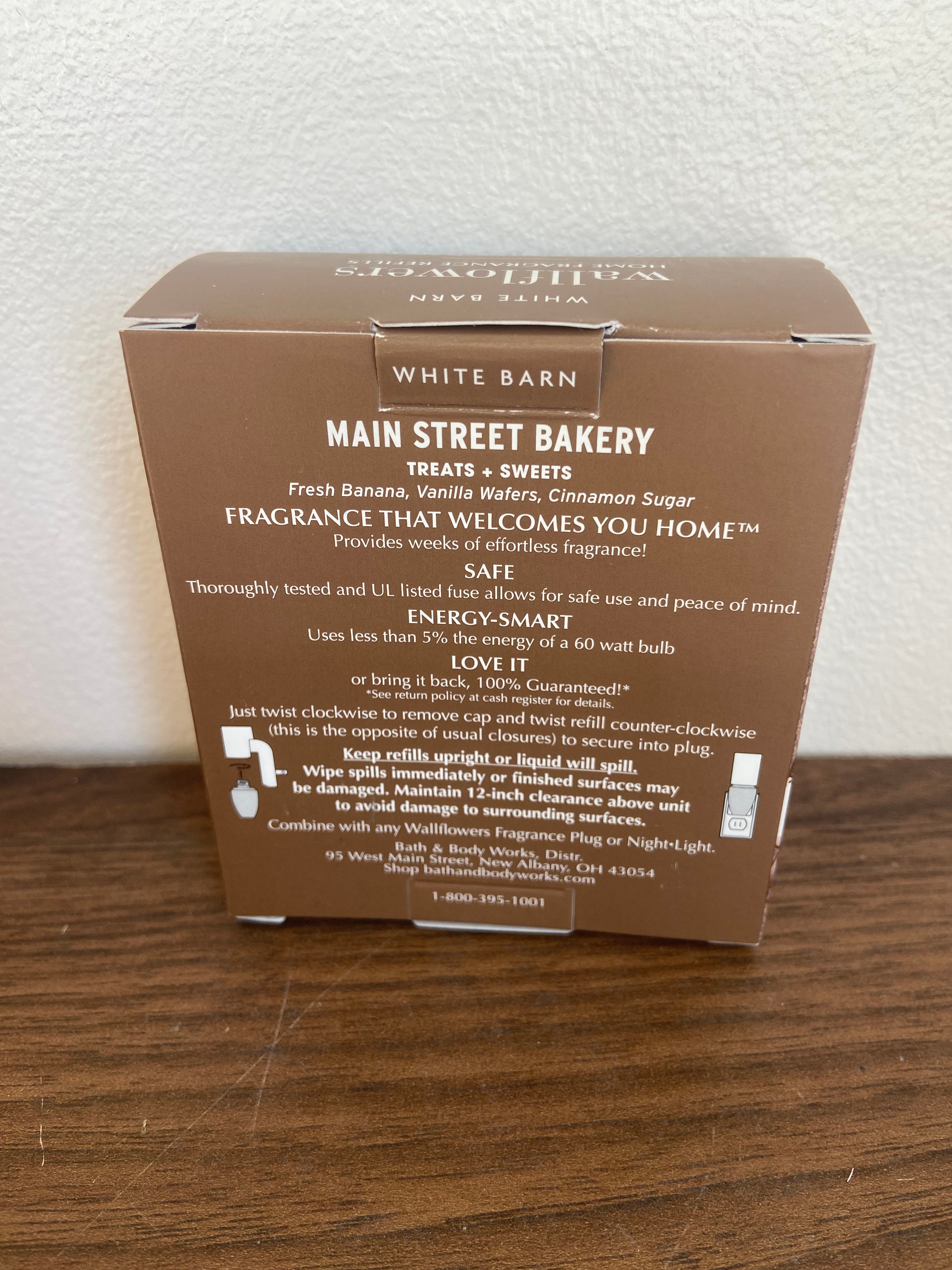 Bath & body works Main Street bakery wallflower refill duo pack