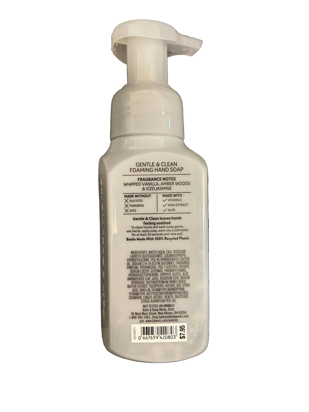 Bath & body works vanilla icicles foaming hand soap