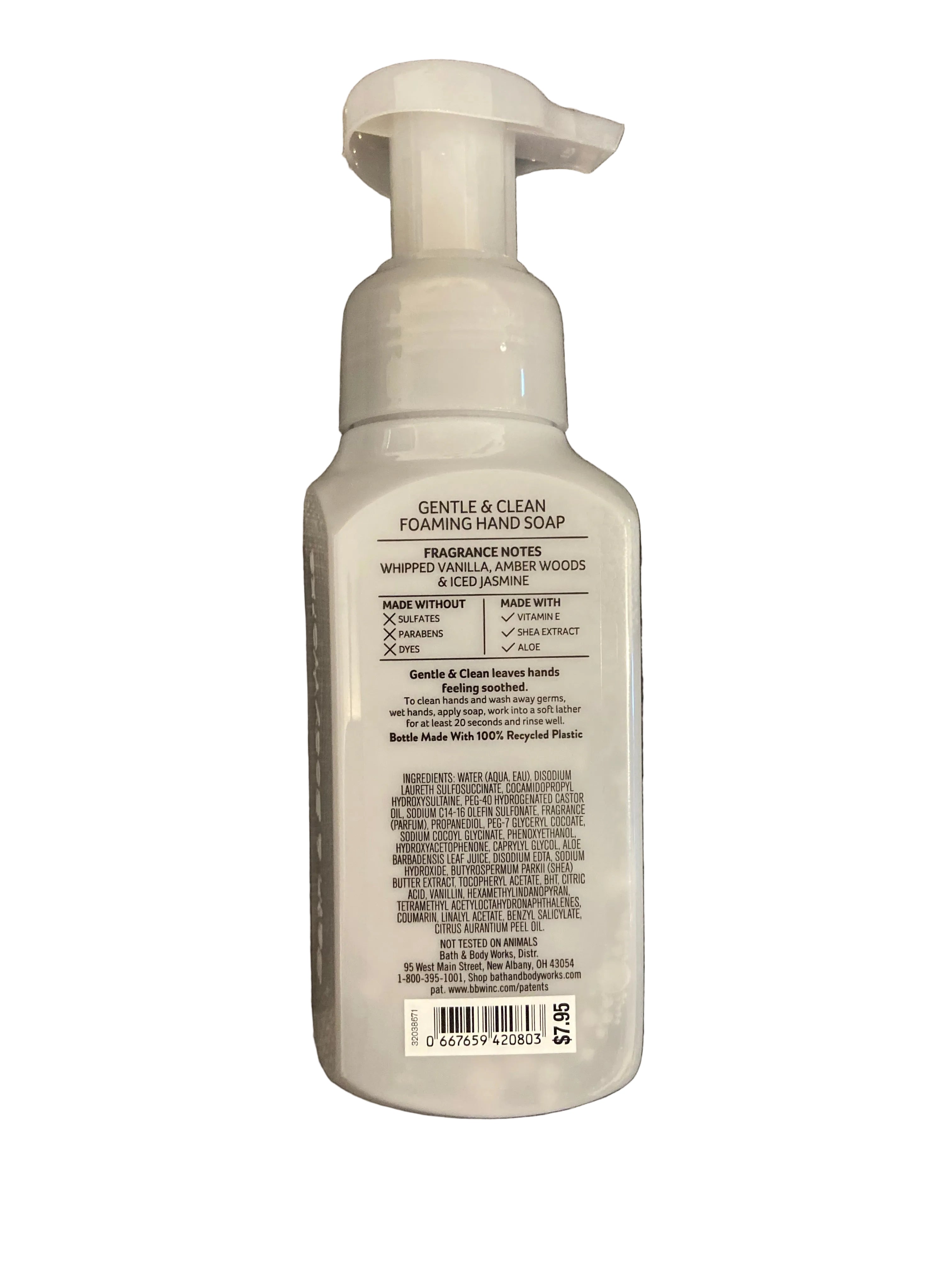 Bath & body works vanilla icicles foaming hand soap