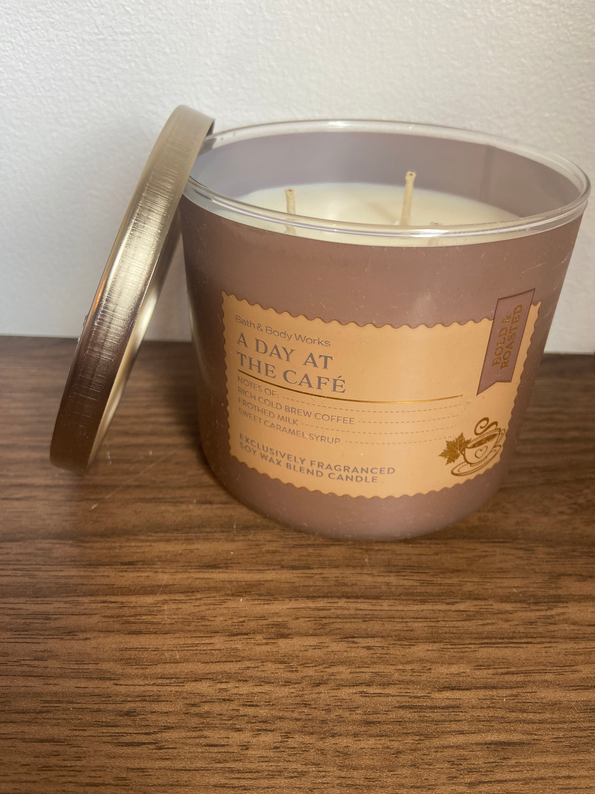 Bath & body works A day at the cafe 3 wick candle