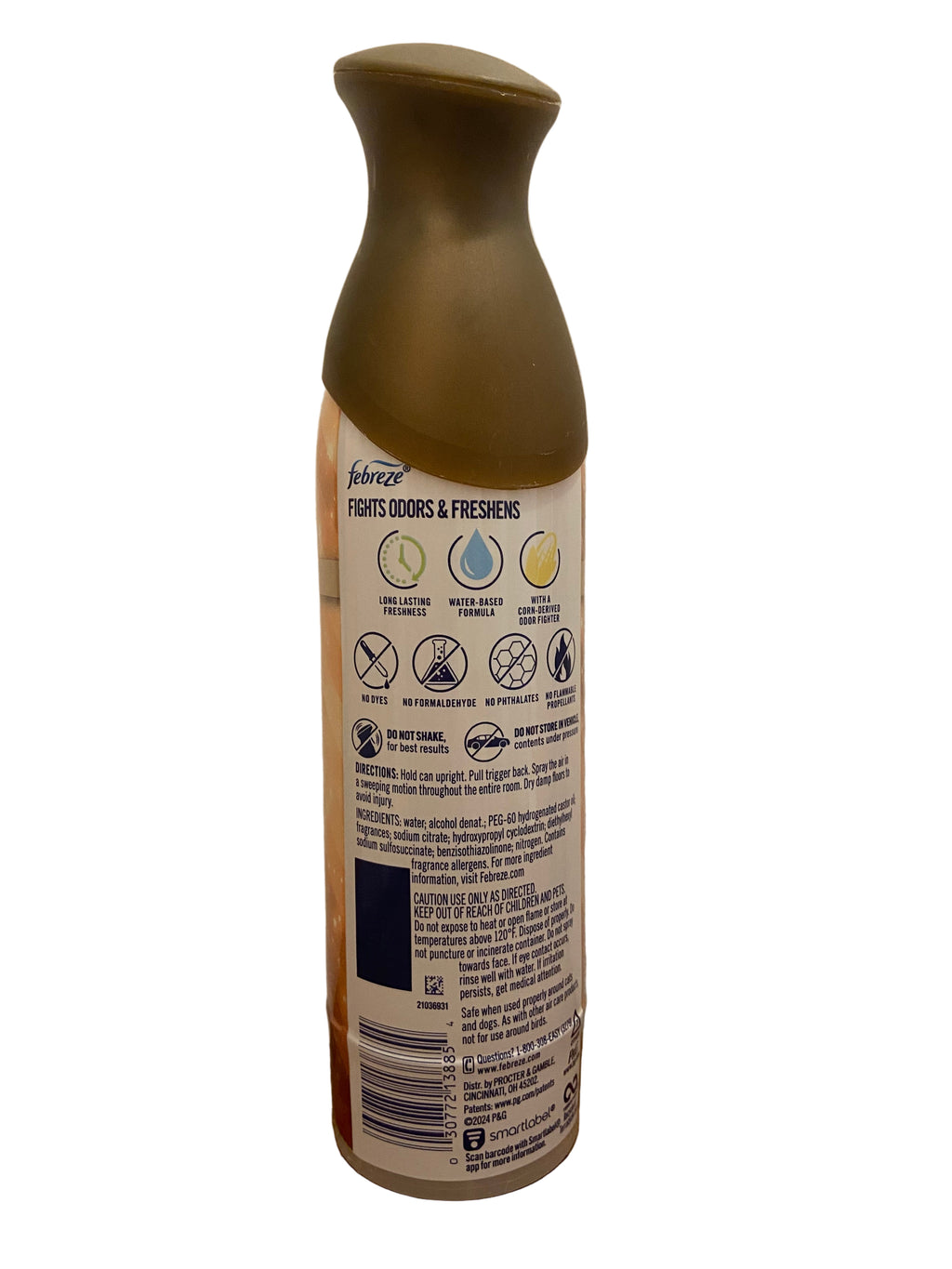 Febreze sea salt caramel and maple air freshener