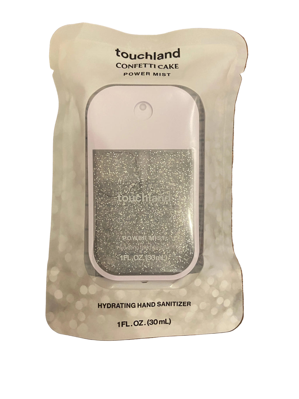 Touchland confetti cake hand sanitizer