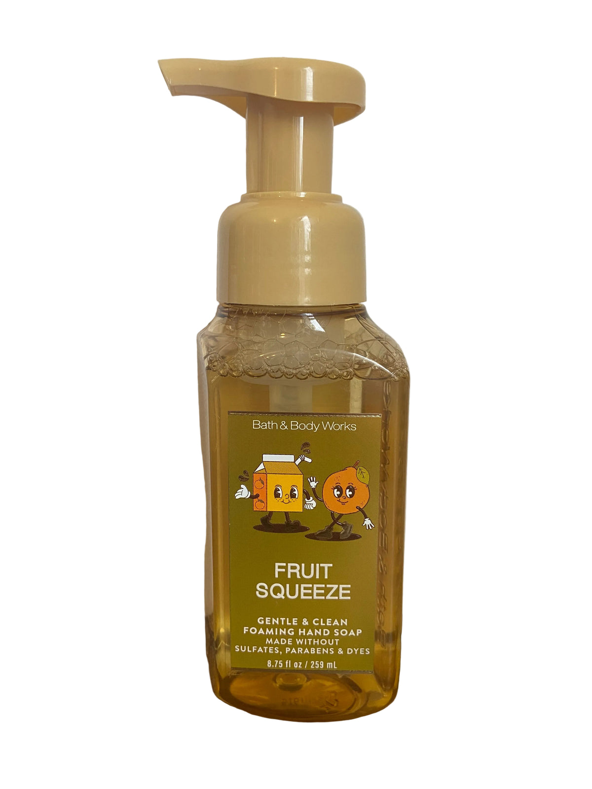 Bath & body works fruit squeeze foaming hand soap
