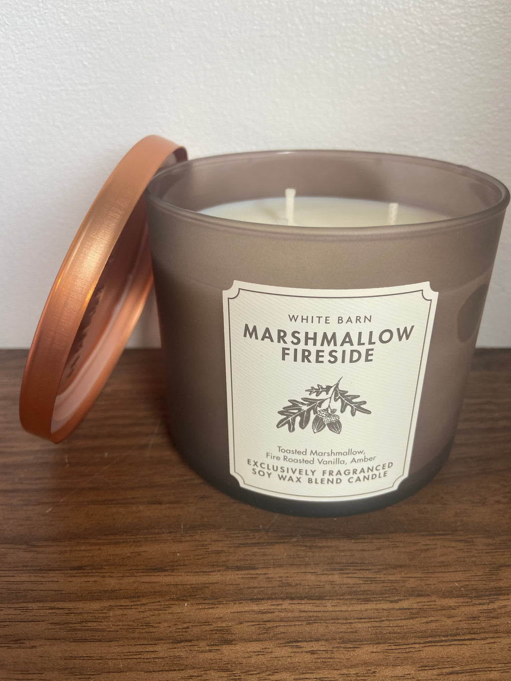 Bath & body works marshmallow fireside 3 wick candle