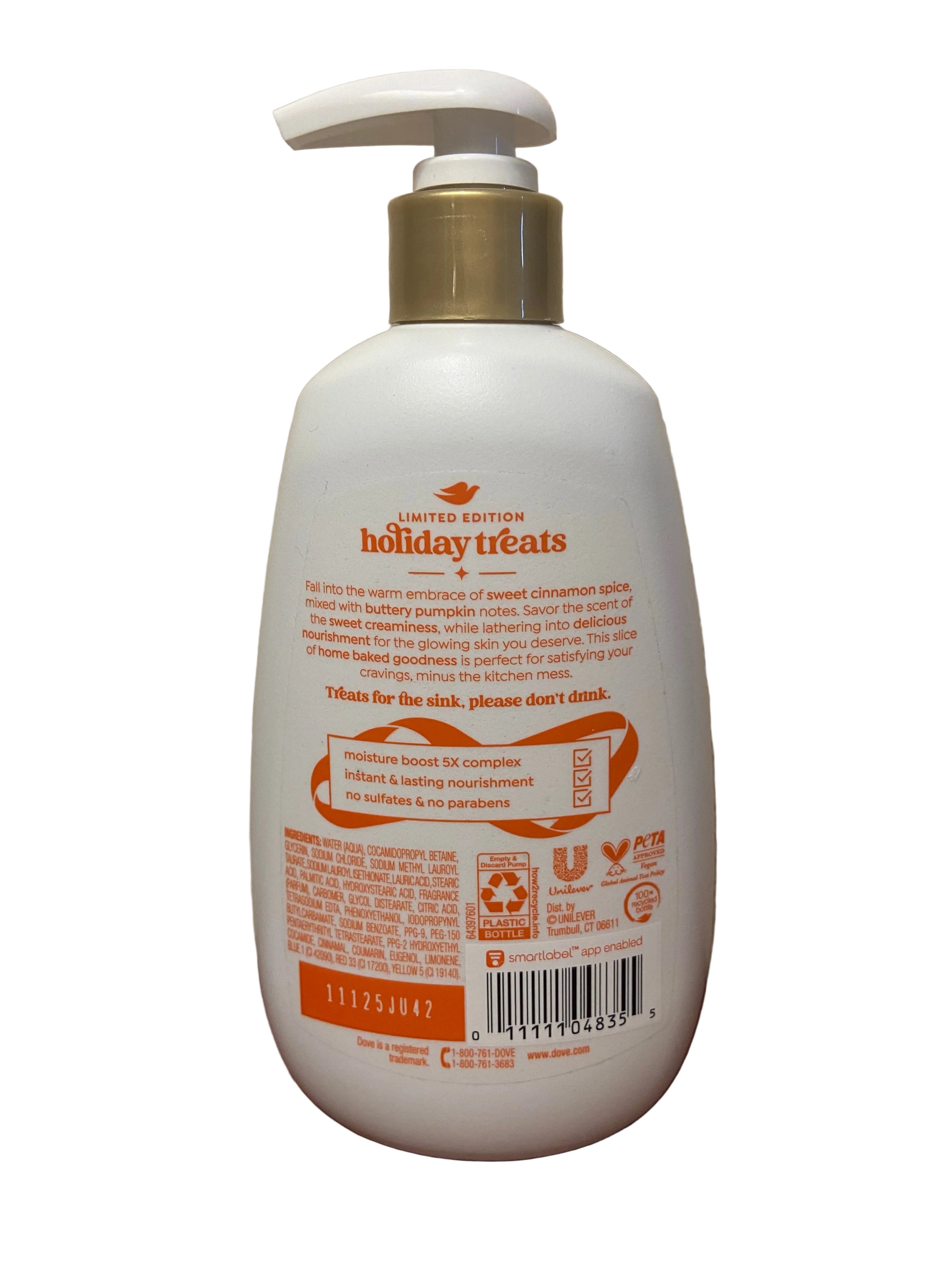 Dove cinnamon pumpkin pie hand soap