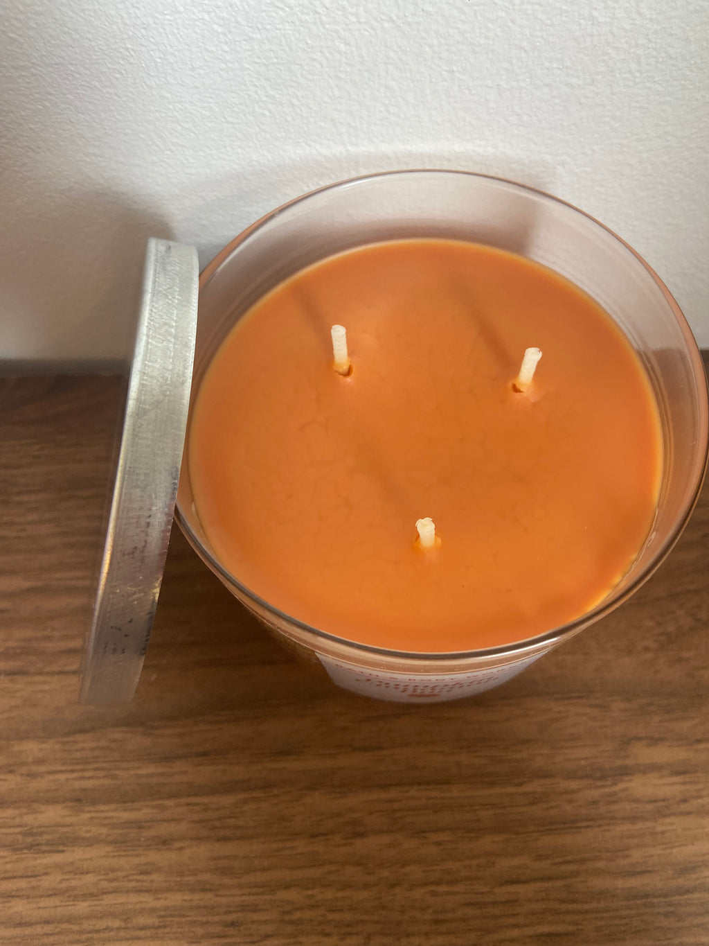 Bath & body works pumpkin cinnamon bun 3 wick candle