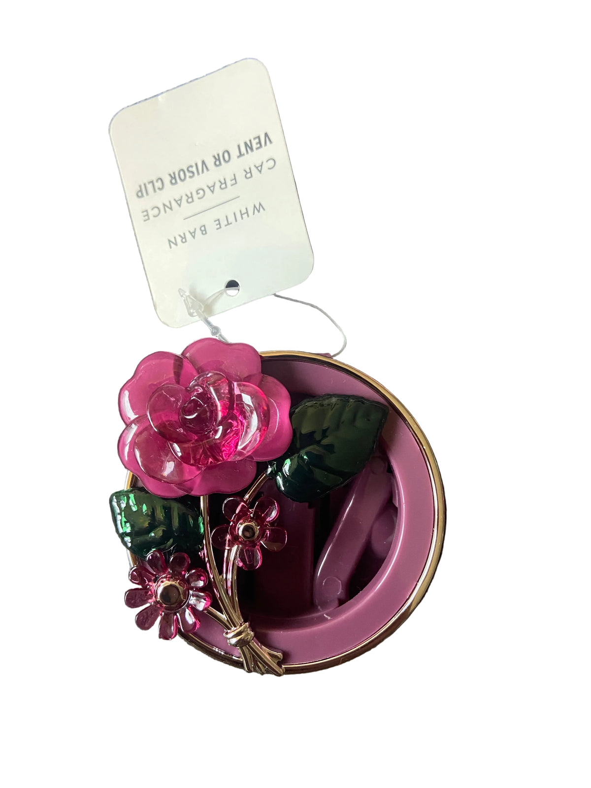 Bath & body works rose car fragrance holder