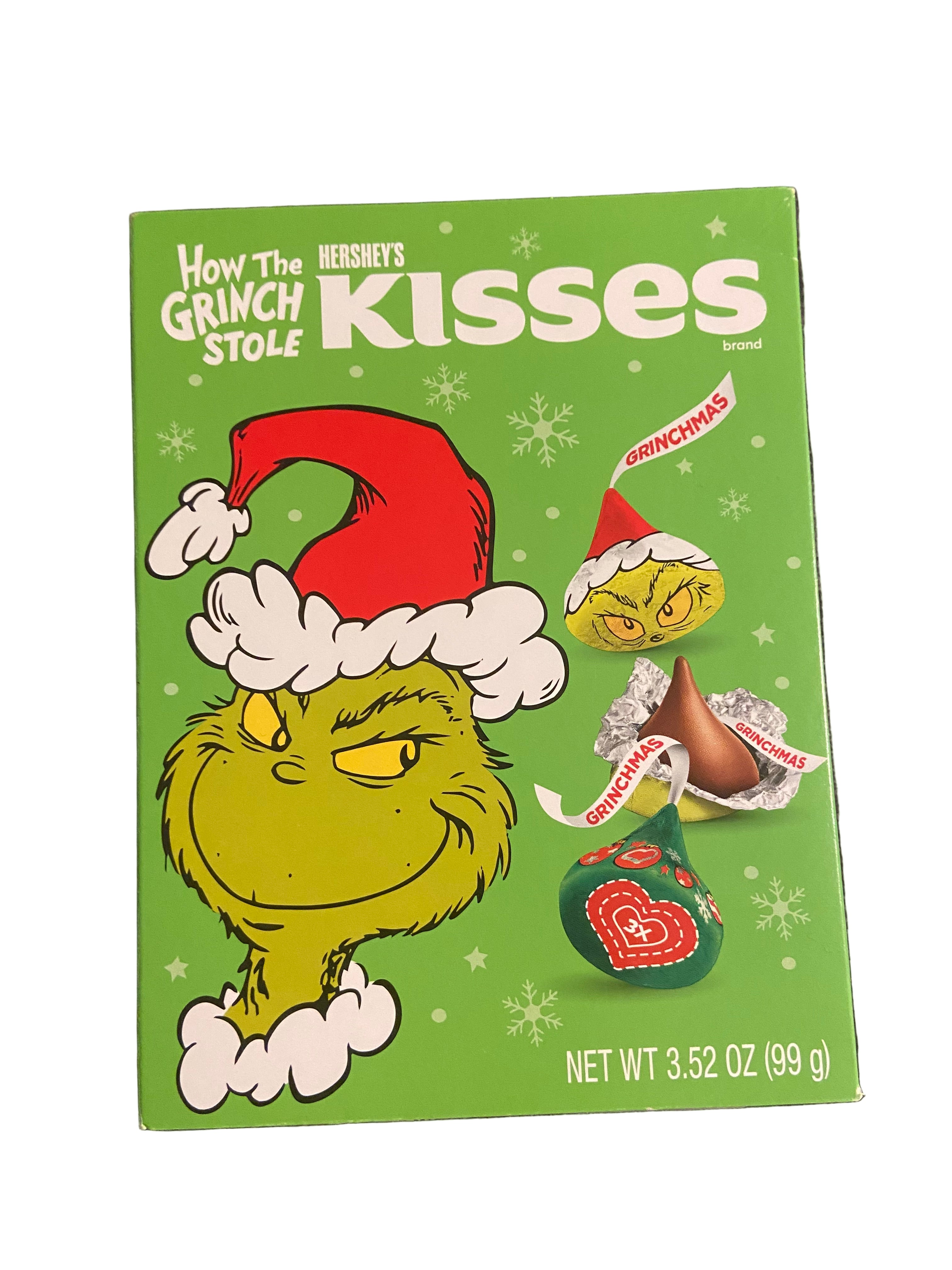 Hersheys kisses Grinch themed 99g