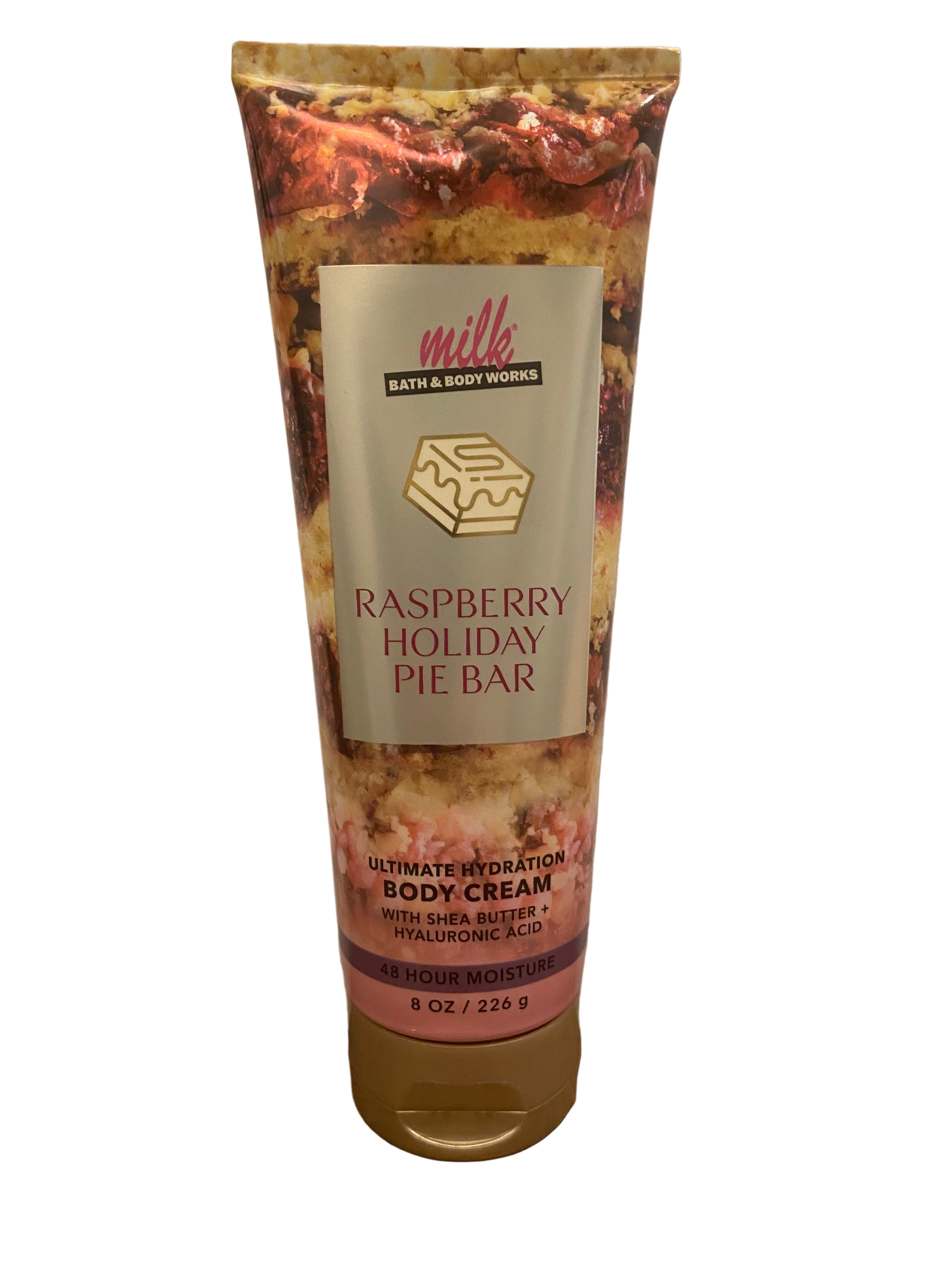 Bath & body works milk bar raspberry holiday pie bar body cream