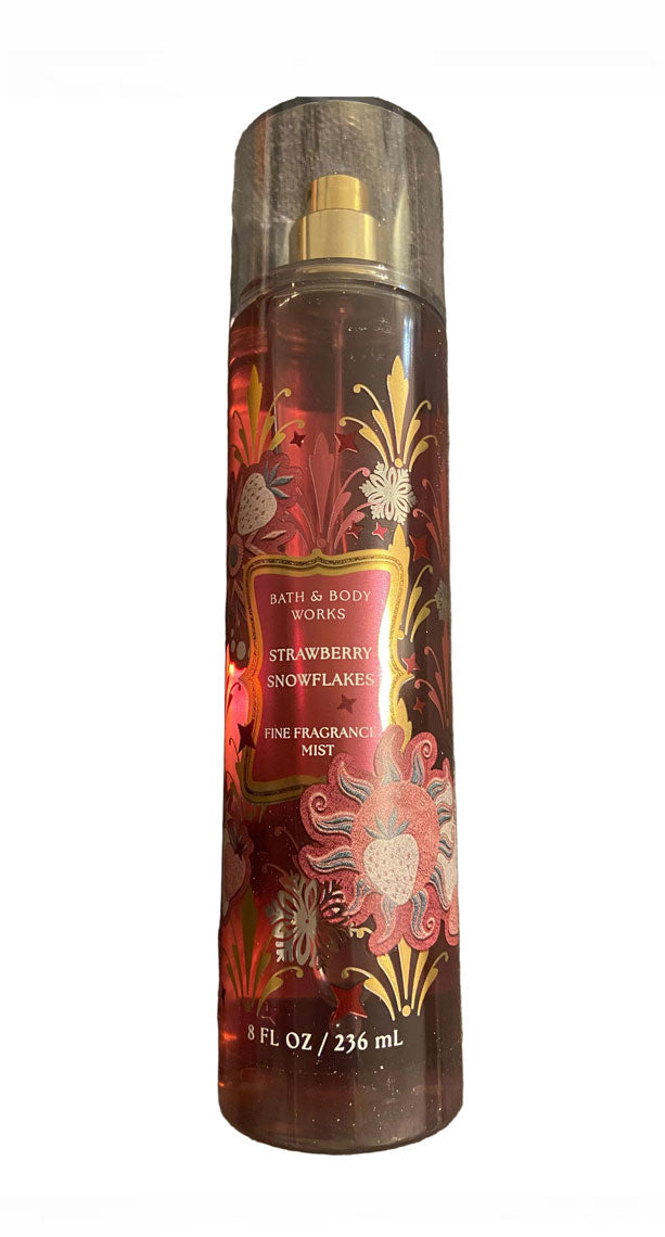 Bath & body works strawberry snowflakes body mist