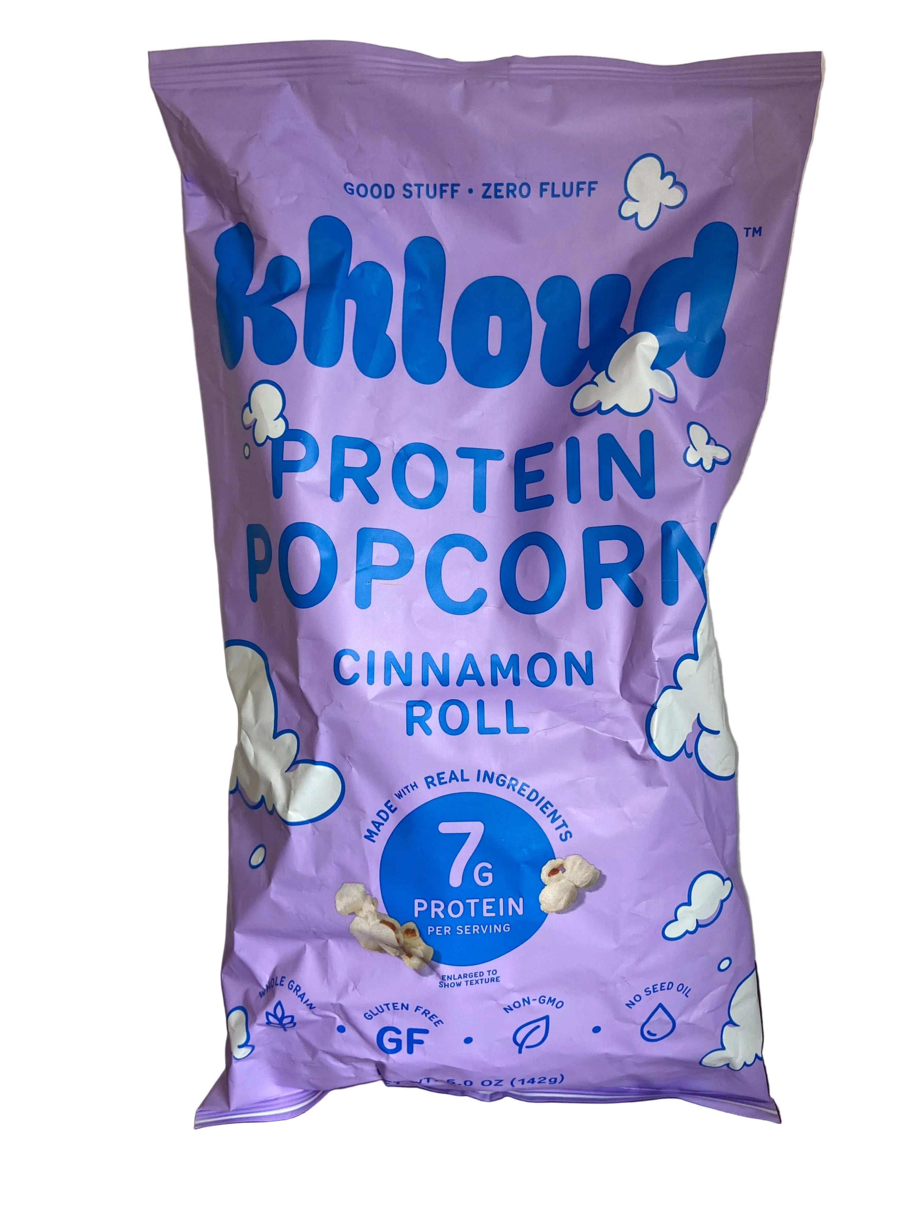 Khloud Cinnamon Roll Protein popcorn