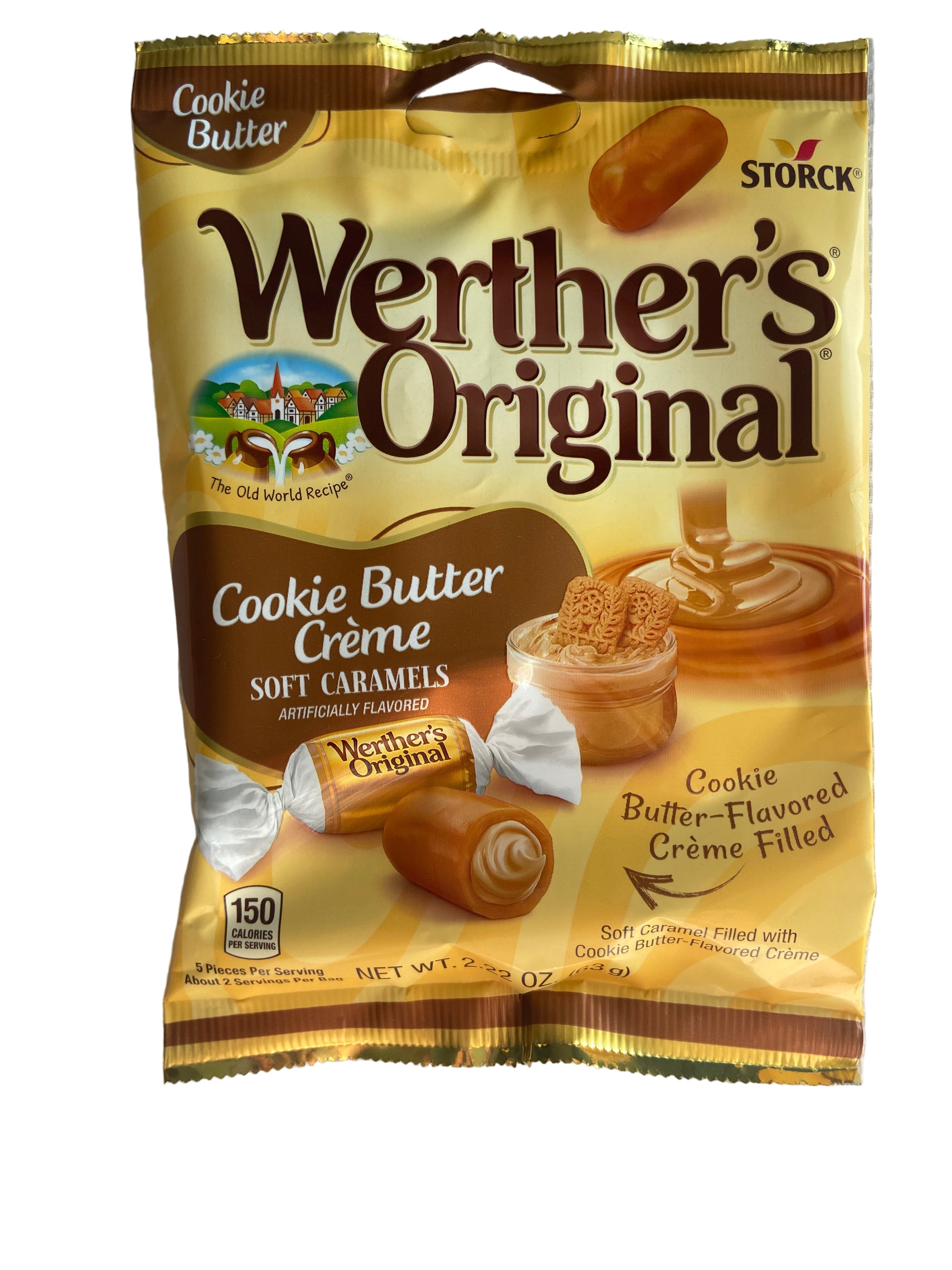 Werther’s original cookie butter creme soft caramels 63g