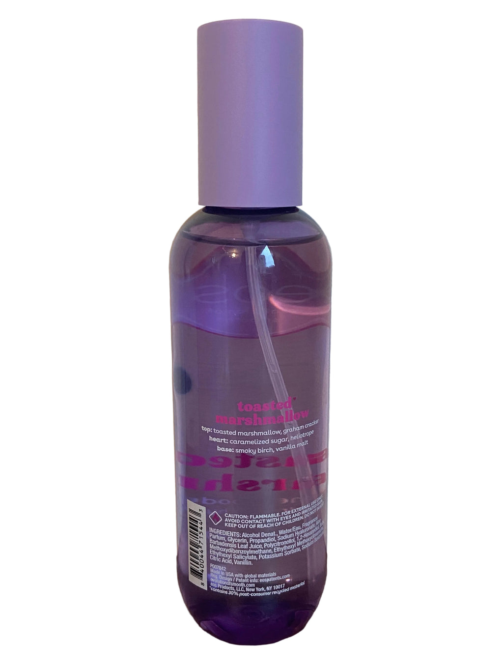 Eos toasted marshmallow body mist
