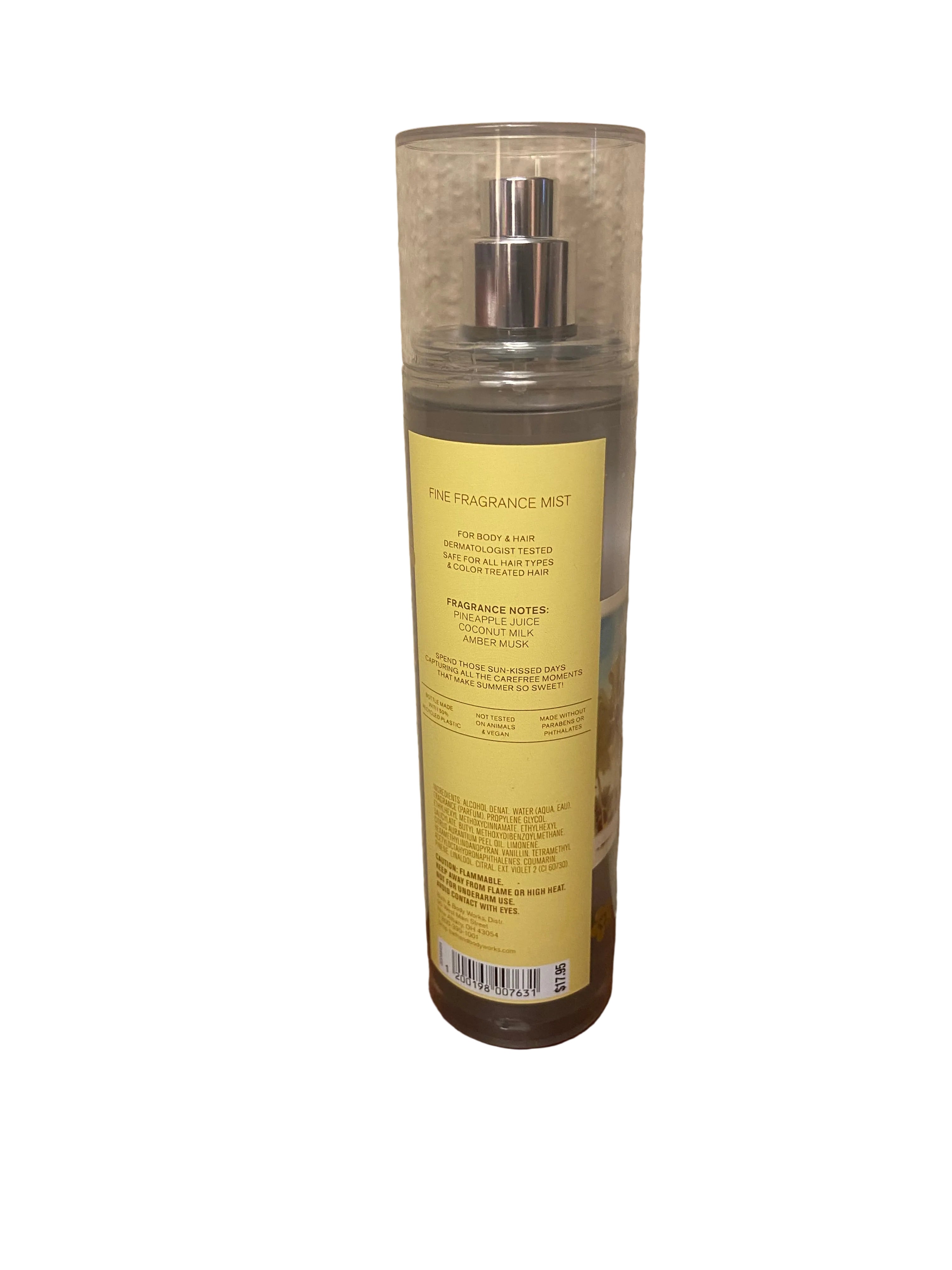 Bath & body works Pina colada swirl body mist